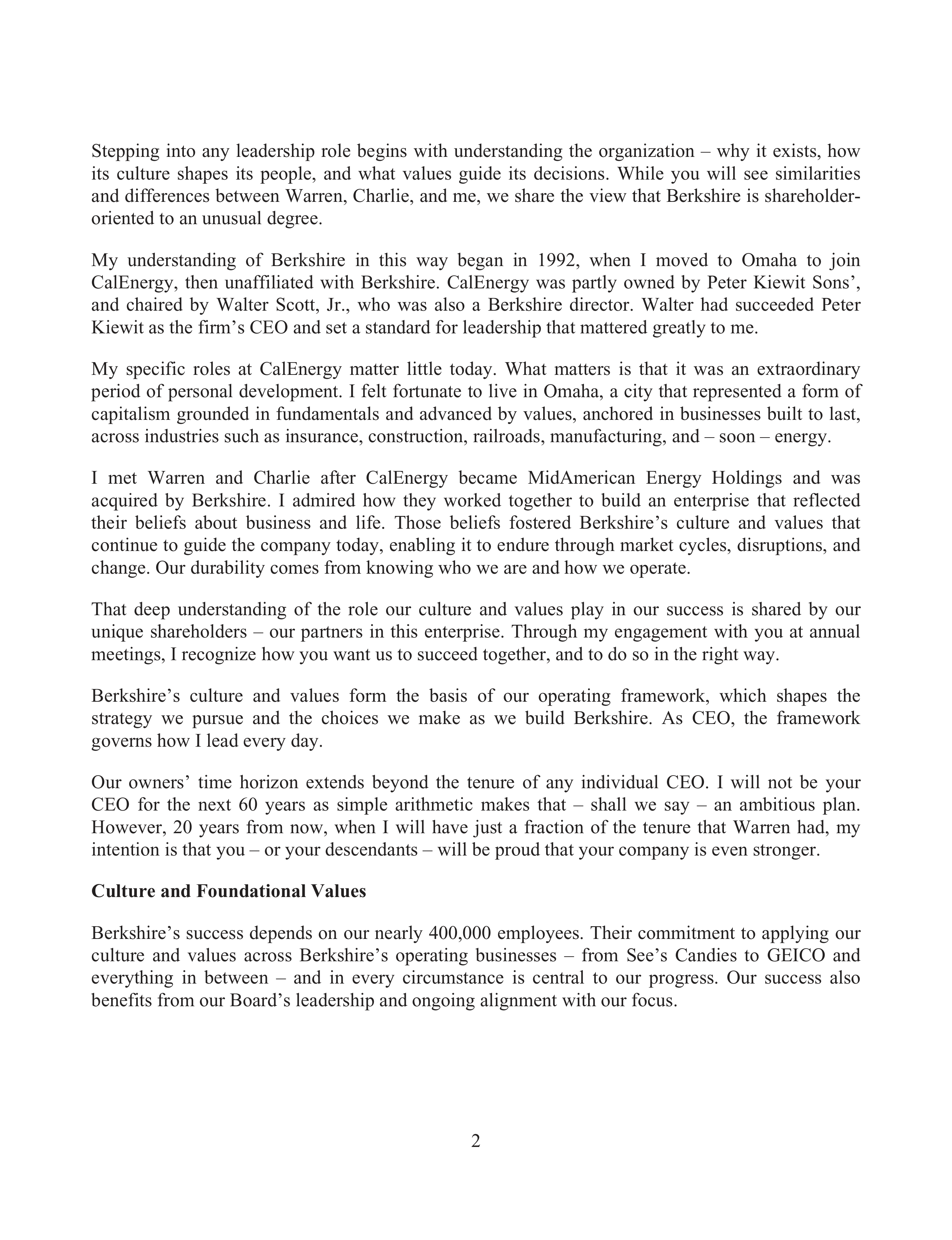 Berkshire Hathaway Annual Report — page 6