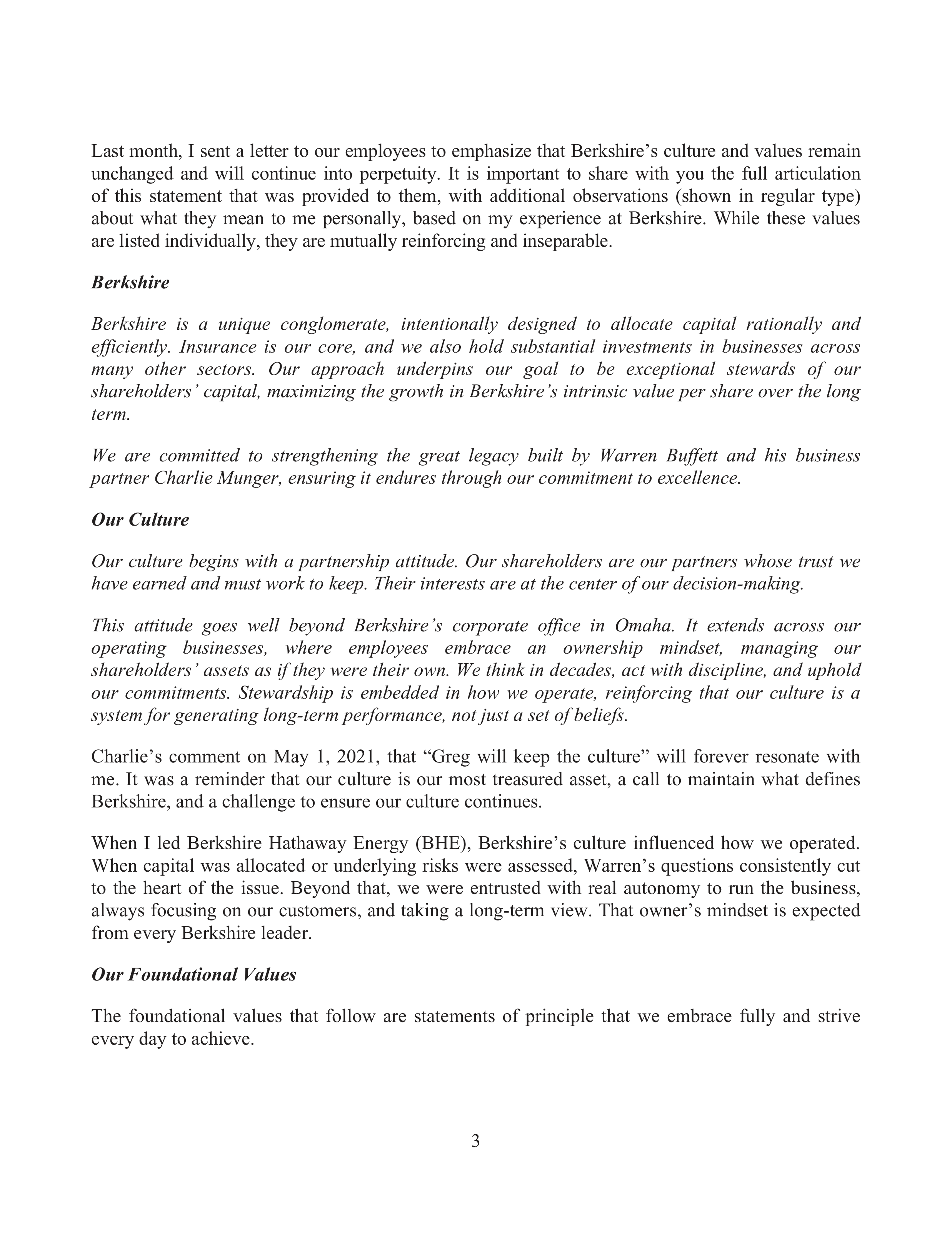 Berkshire Hathaway Annual Report — page 7