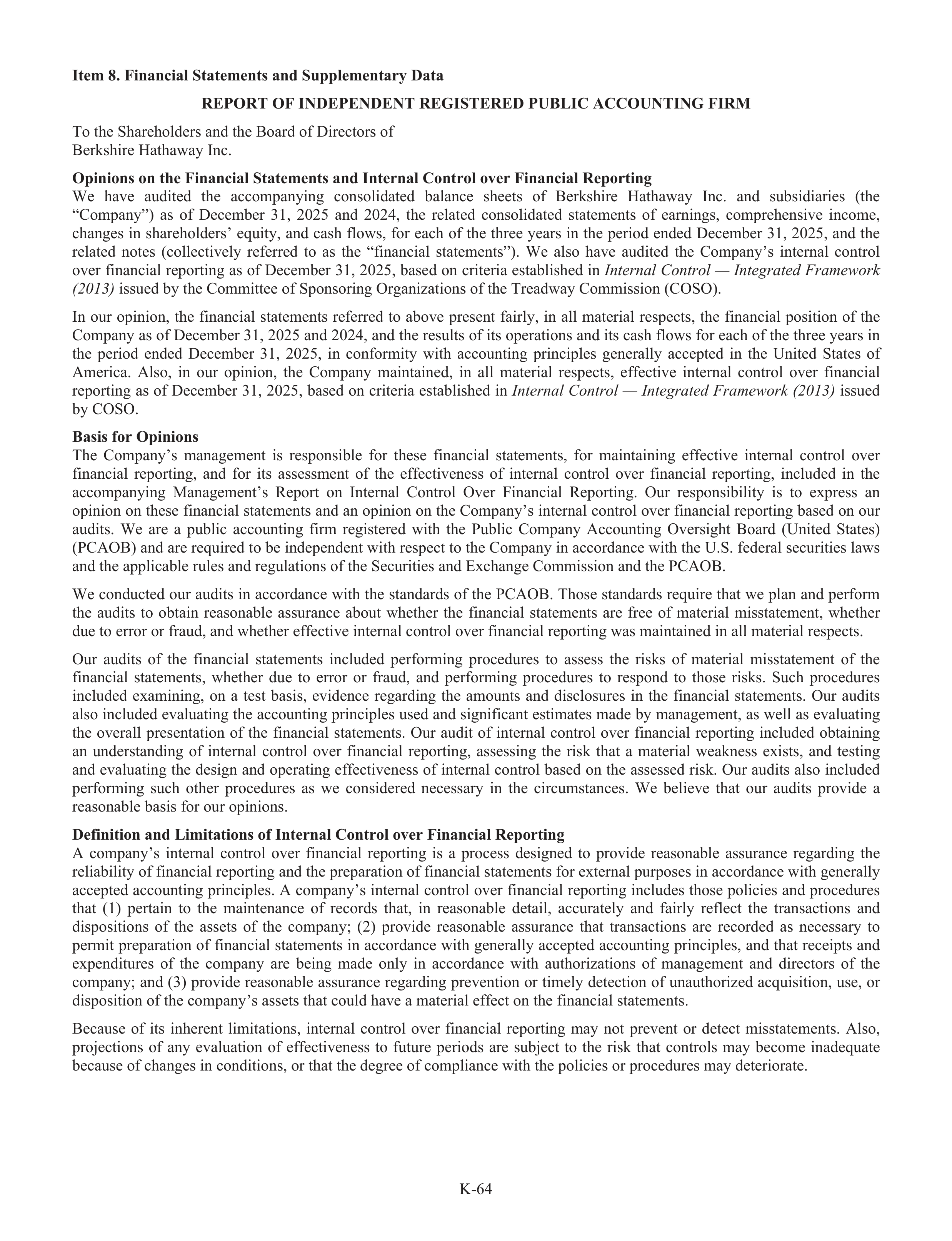 Berkshire Hathaway Annual Report — page 90