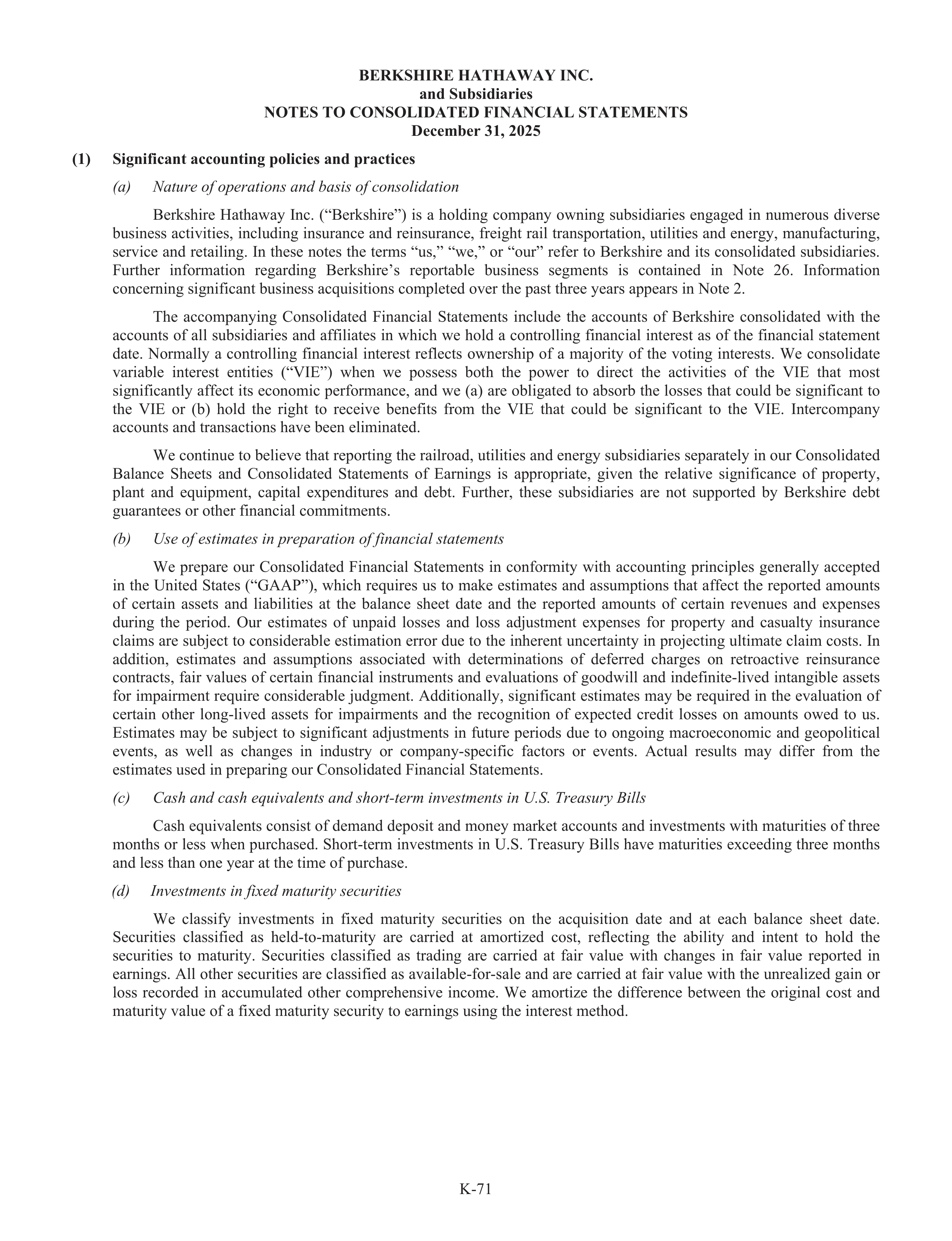 Berkshire Hathaway Annual Report — page 97
