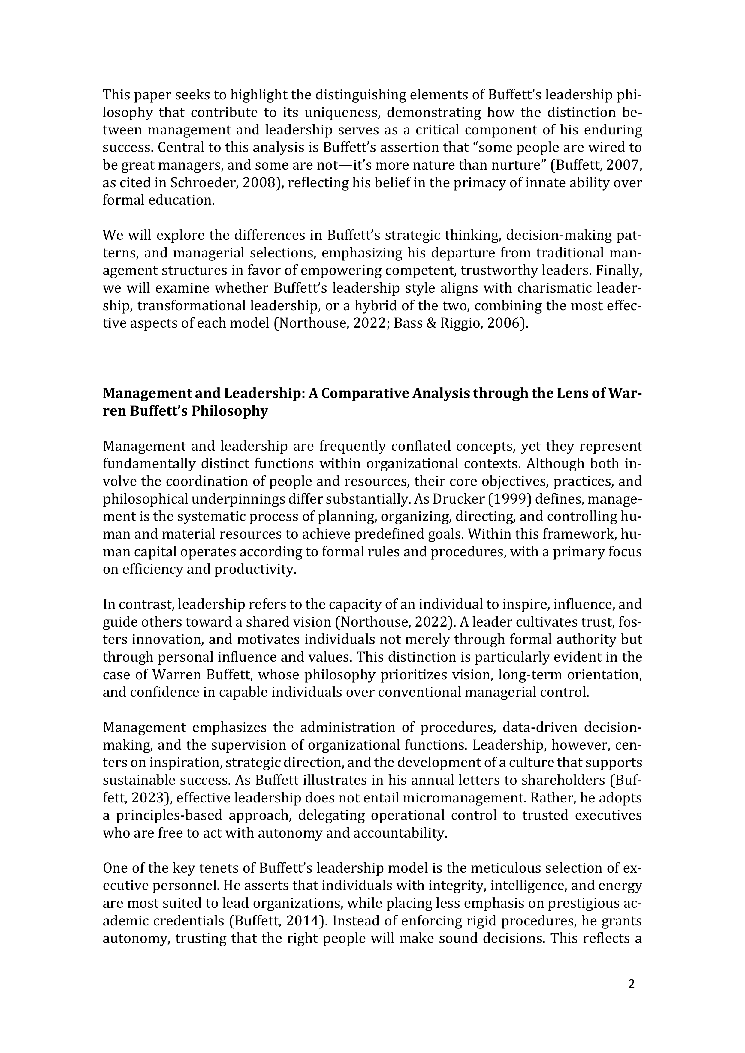 Berkshire Hathaway Leadership skills — page 2