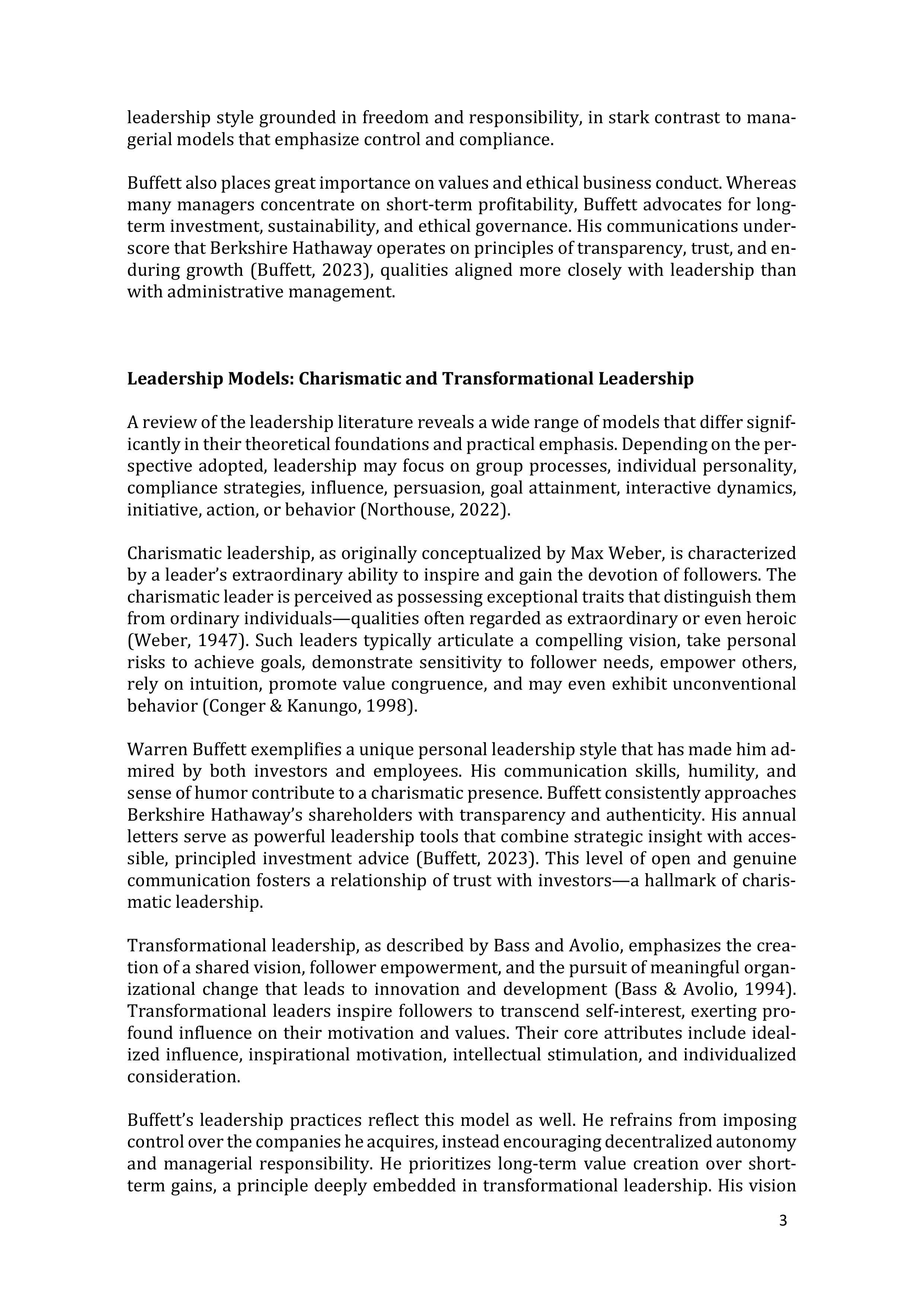 Berkshire Hathaway Leadership skills — page 3