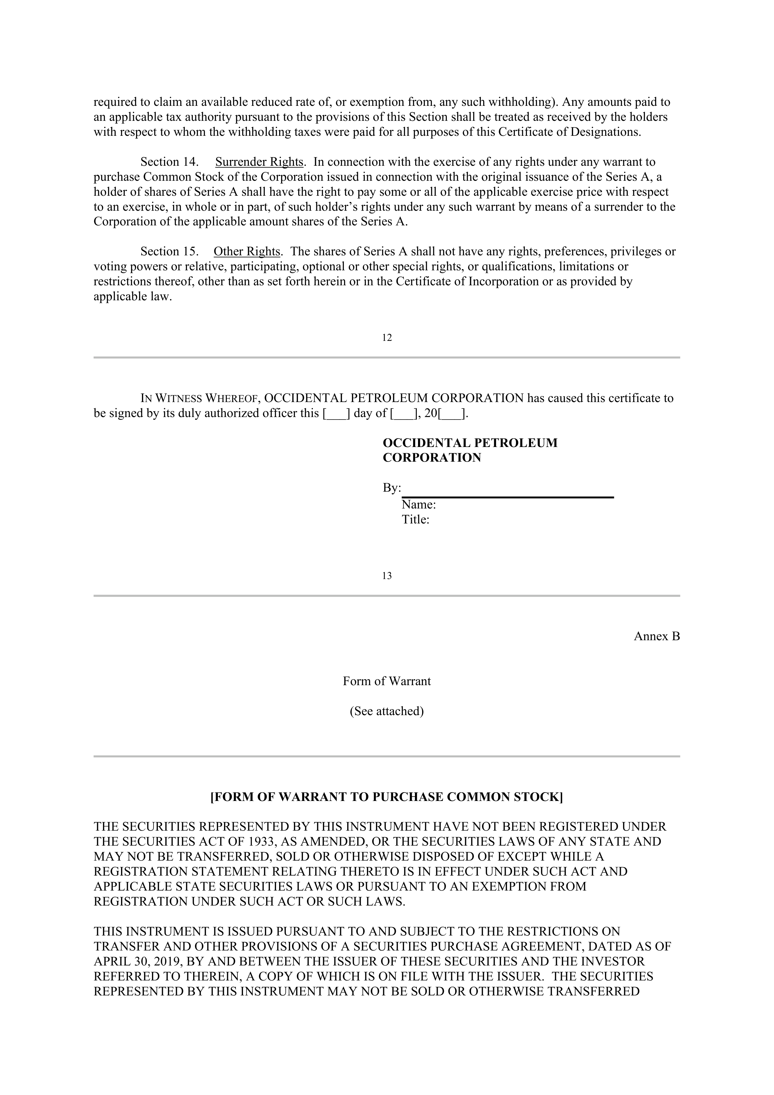 Berkshire Hathaway SECURITIES PURCHASE AGREEMENT — page 24