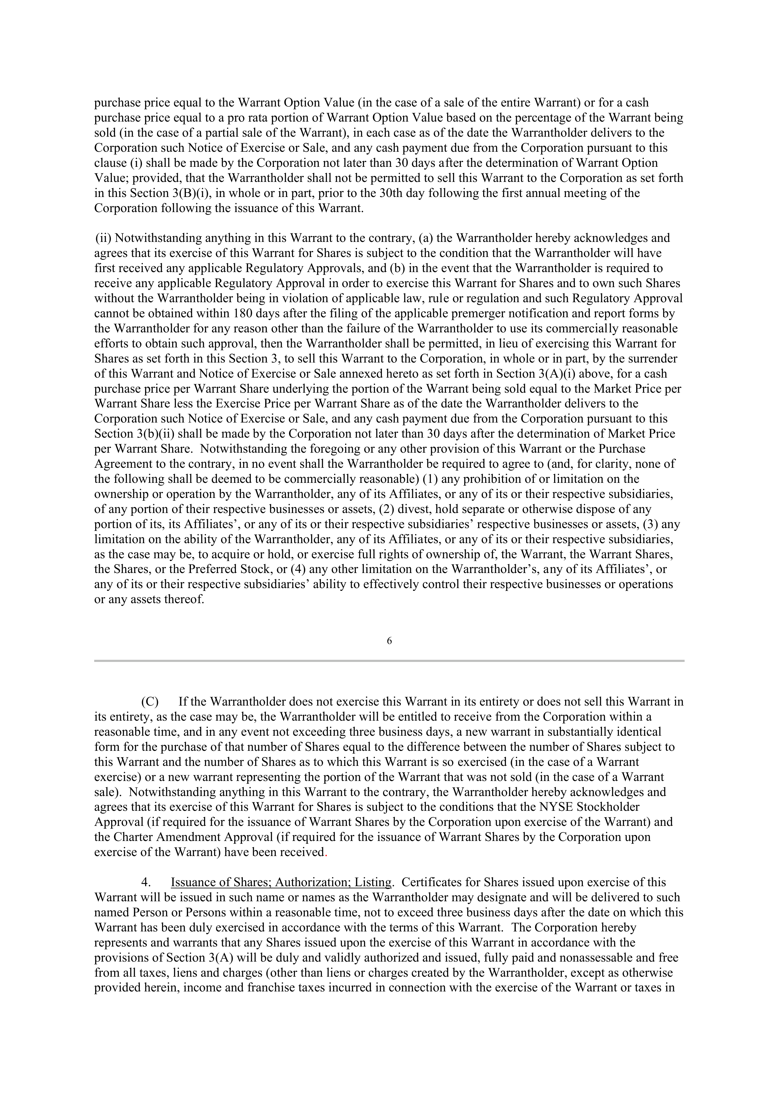 Berkshire Hathaway SECURITIES PURCHASE AGREEMENT — page 29
