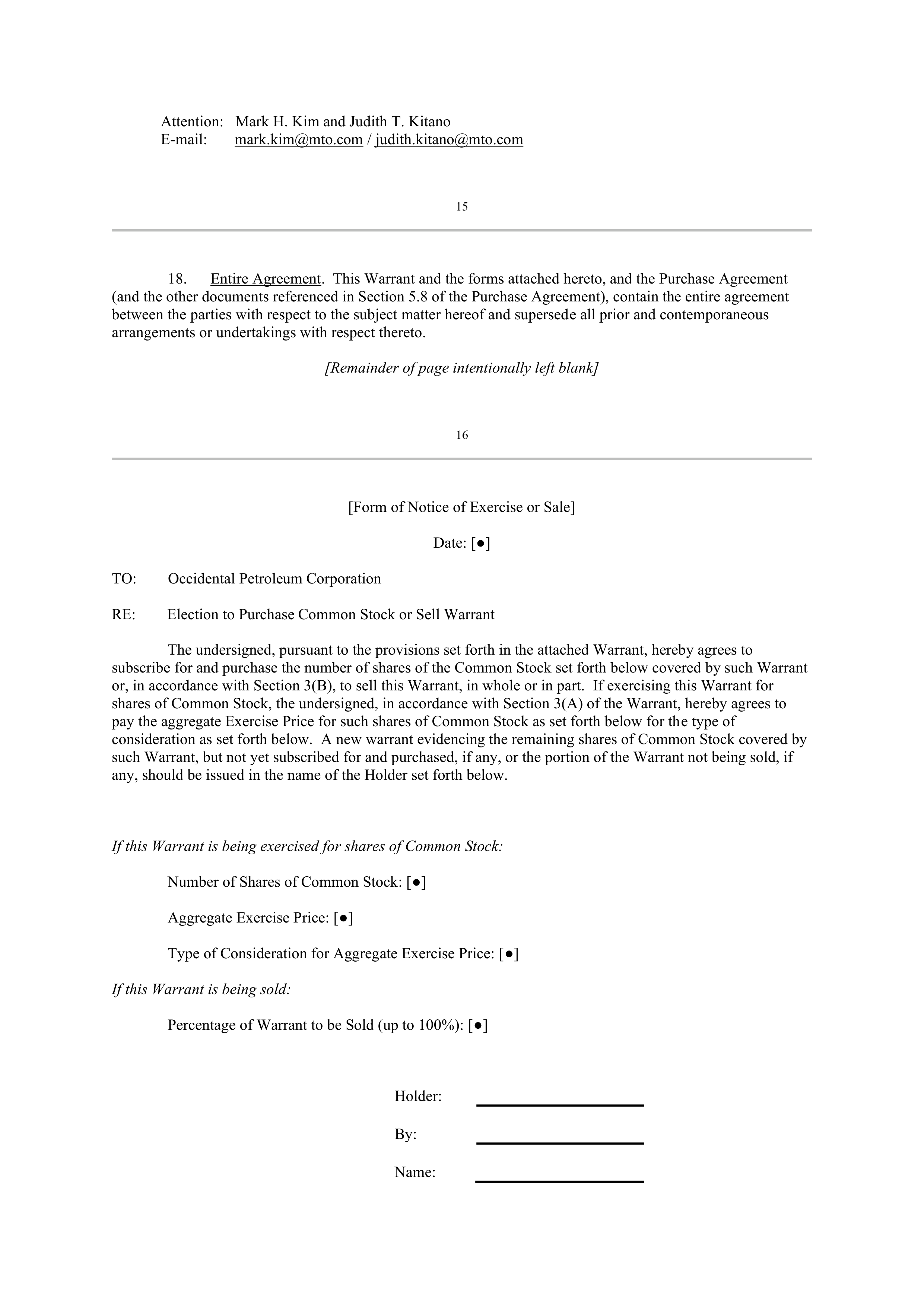Berkshire Hathaway SECURITIES PURCHASE AGREEMENT — page 36
