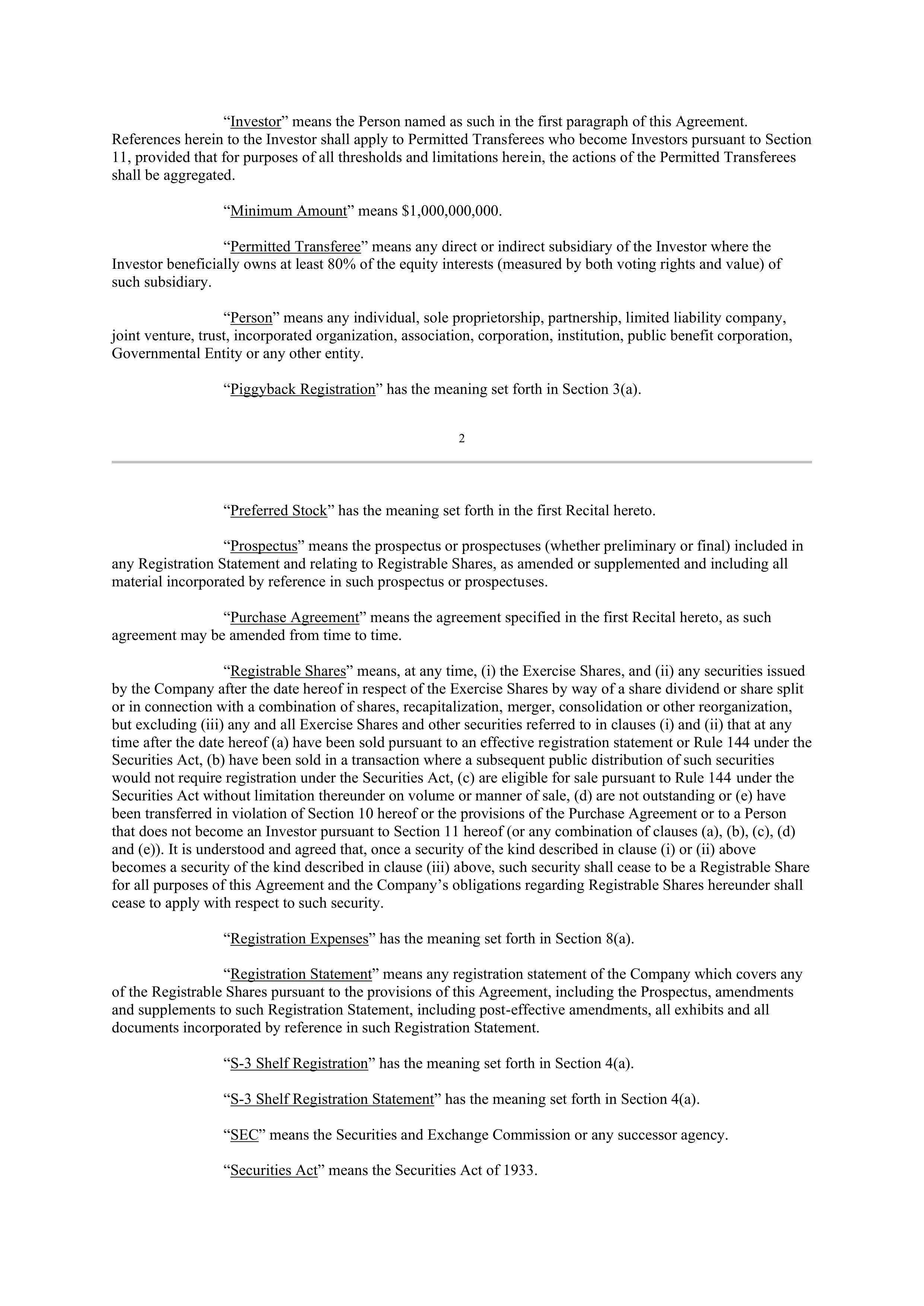 Berkshire Hathaway SECURITIES PURCHASE AGREEMENT — page 40