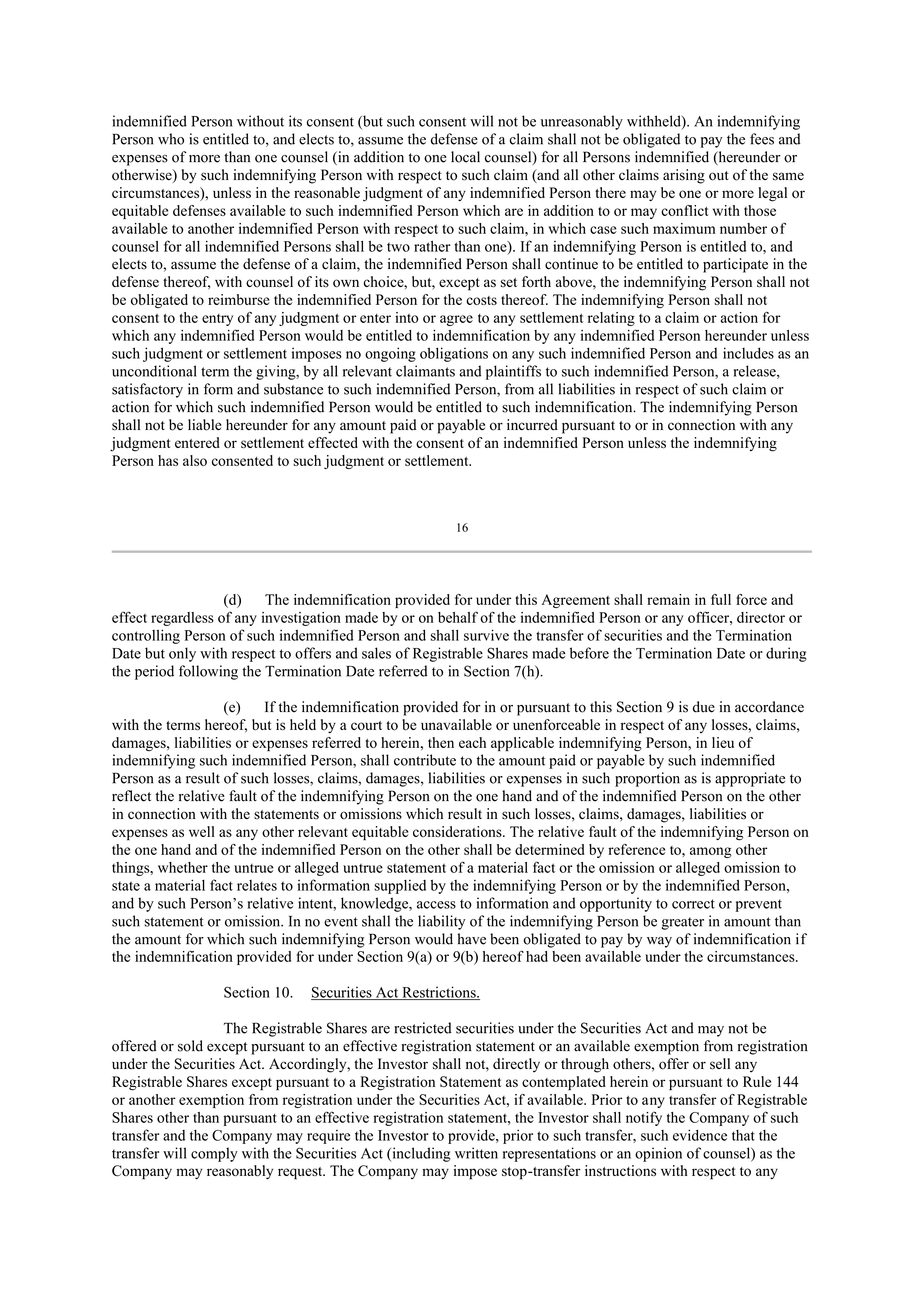 Berkshire Hathaway SECURITIES PURCHASE AGREEMENT — page 51