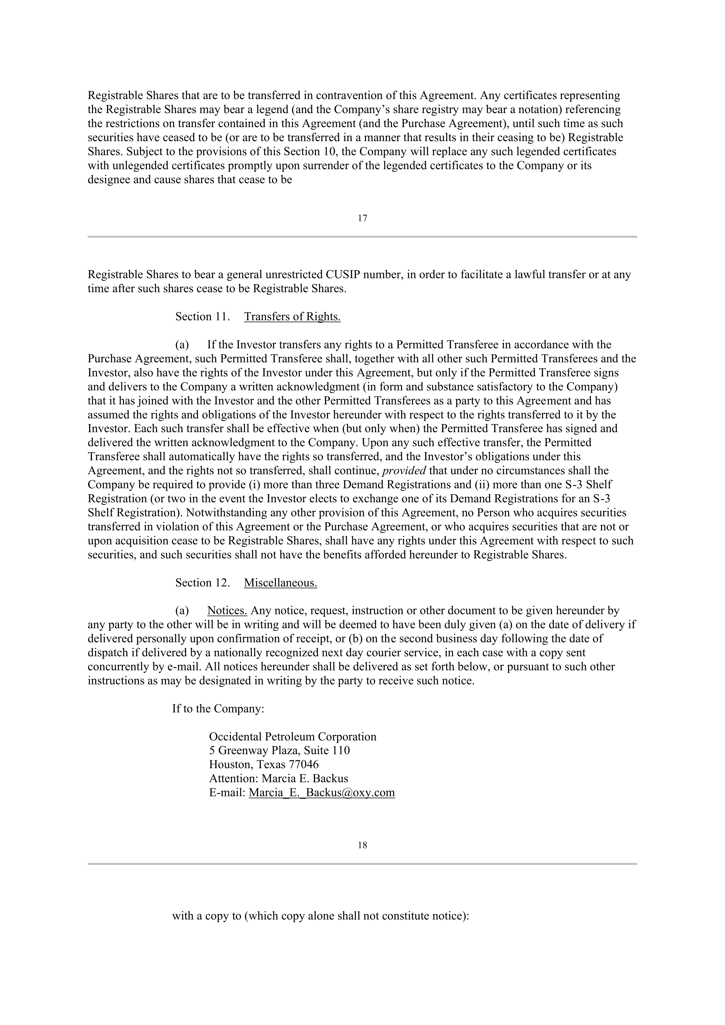 Berkshire Hathaway SECURITIES PURCHASE AGREEMENT — page 52