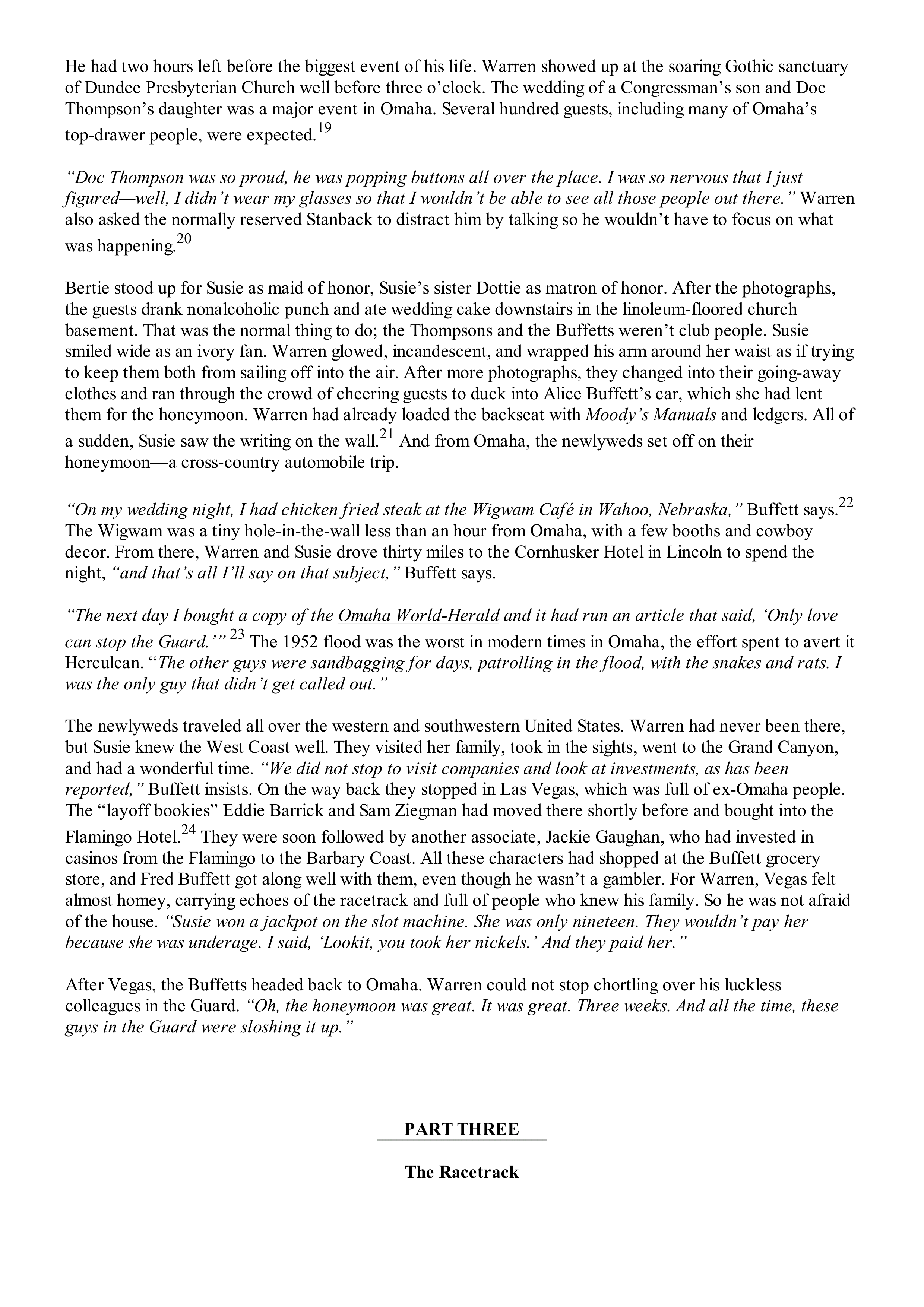 Berkshire Hathaway The Snowball Biography — page 100