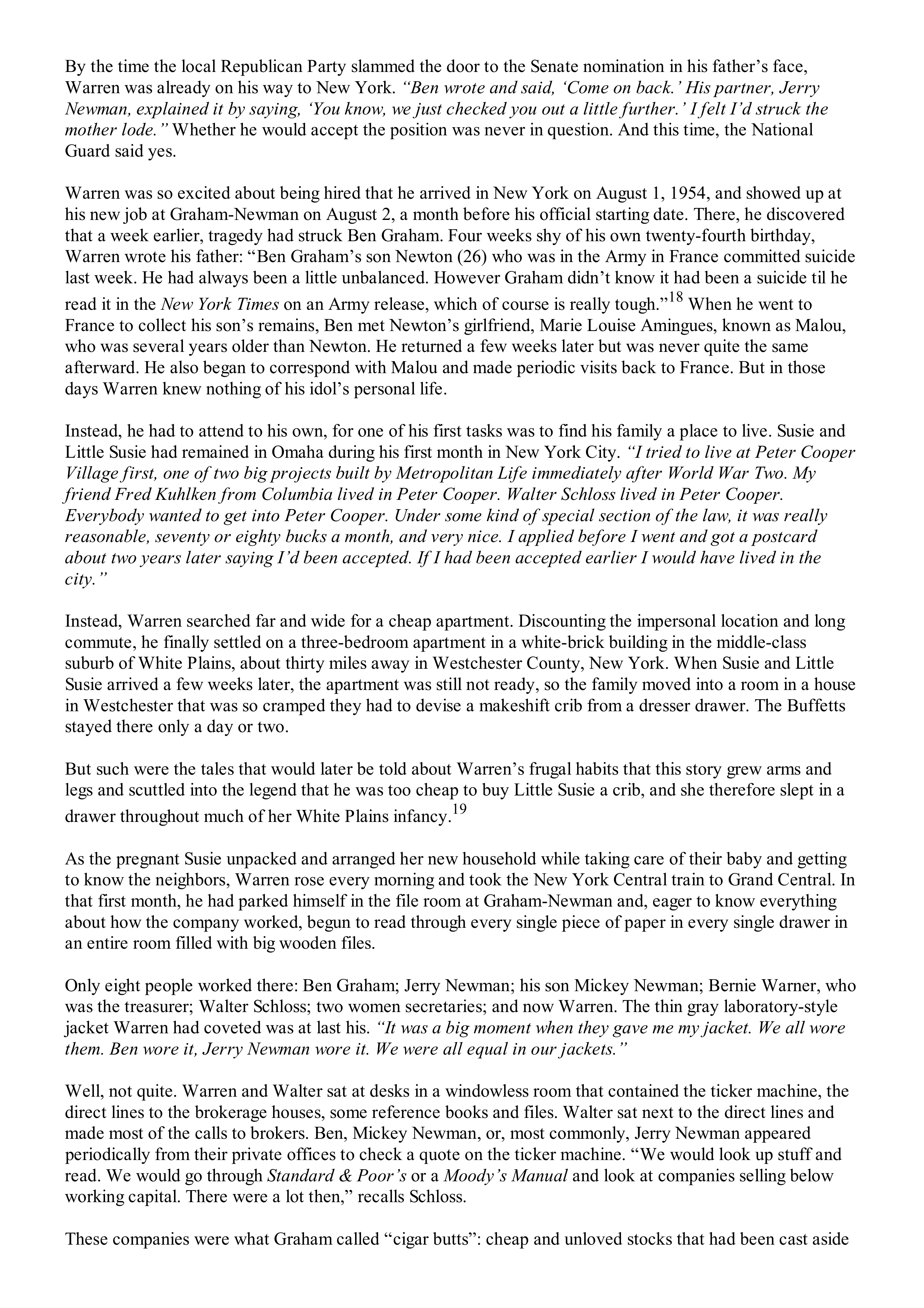 Berkshire Hathaway The Snowball Biography — page 105
