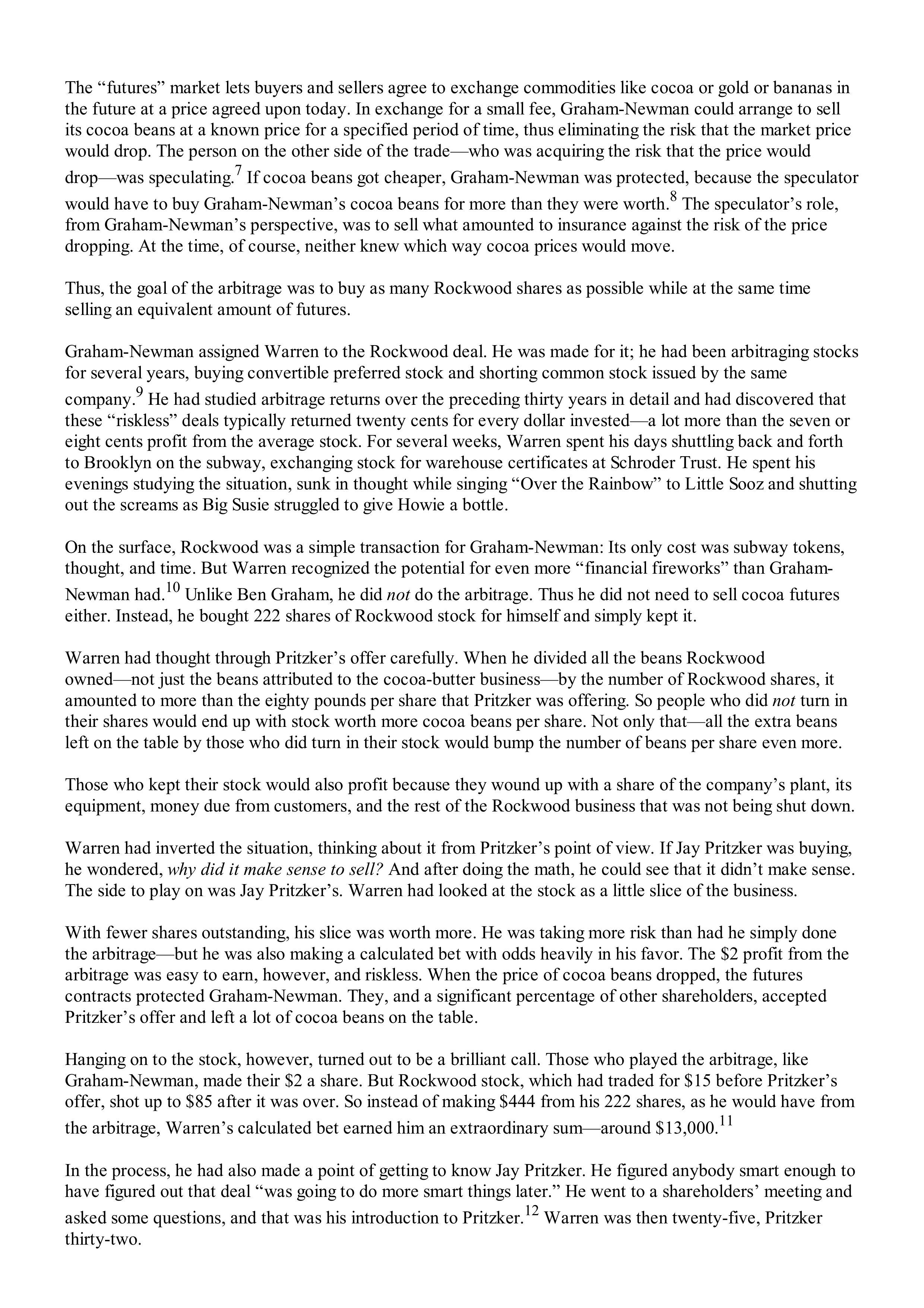 Berkshire Hathaway The Snowball Biography — page 110