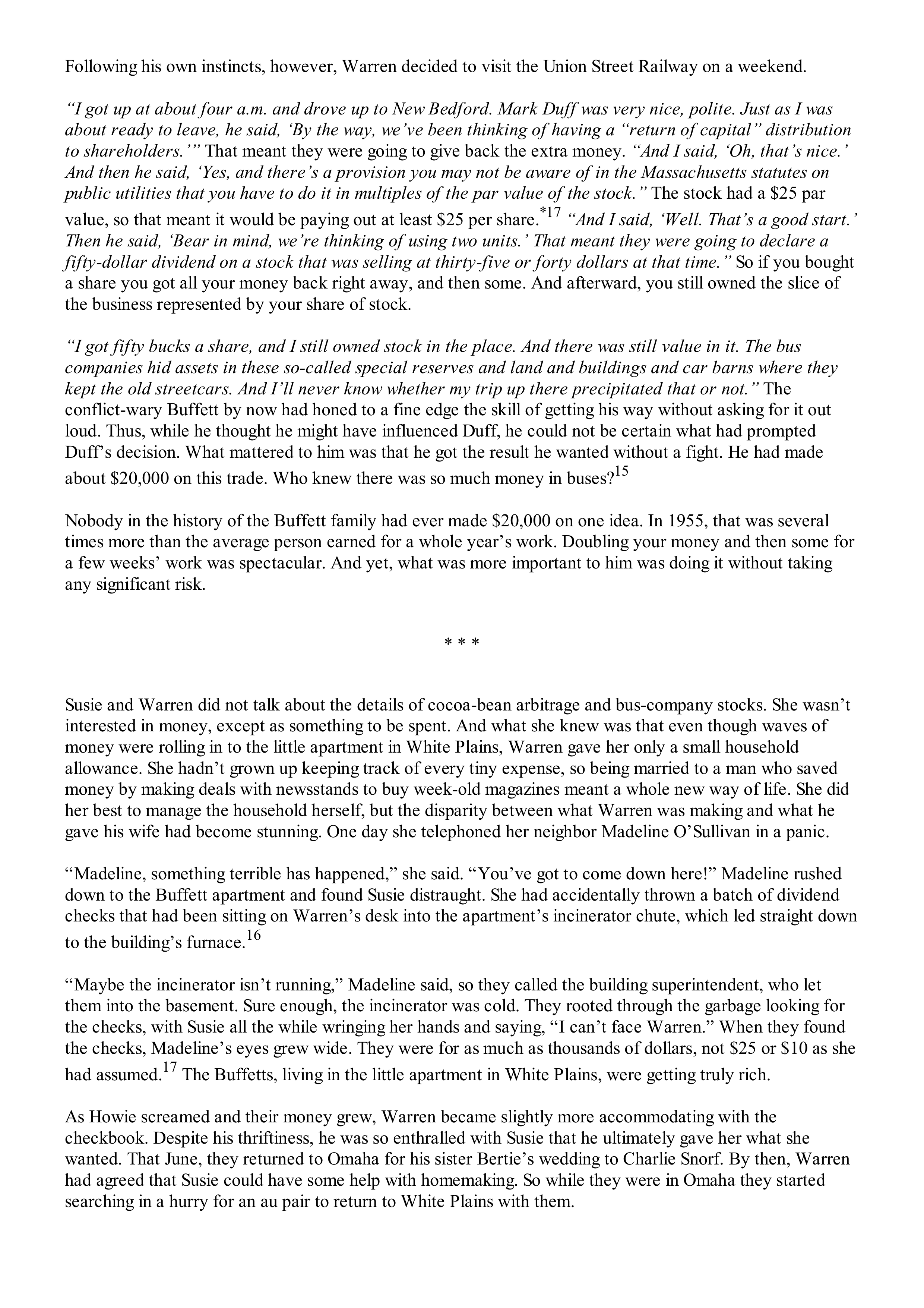 Berkshire Hathaway The Snowball Biography — page 112