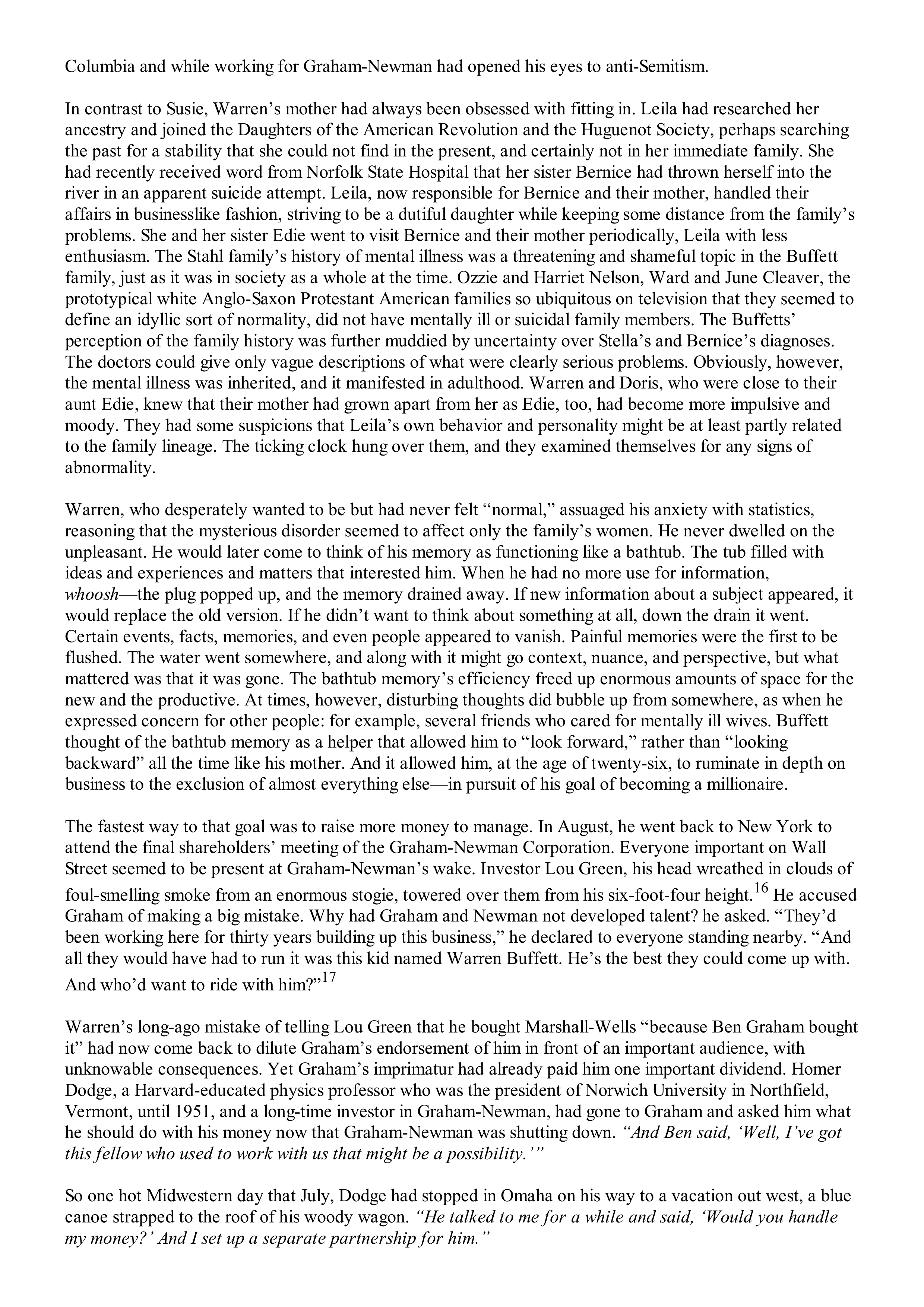Berkshire Hathaway The Snowball Biography — page 119