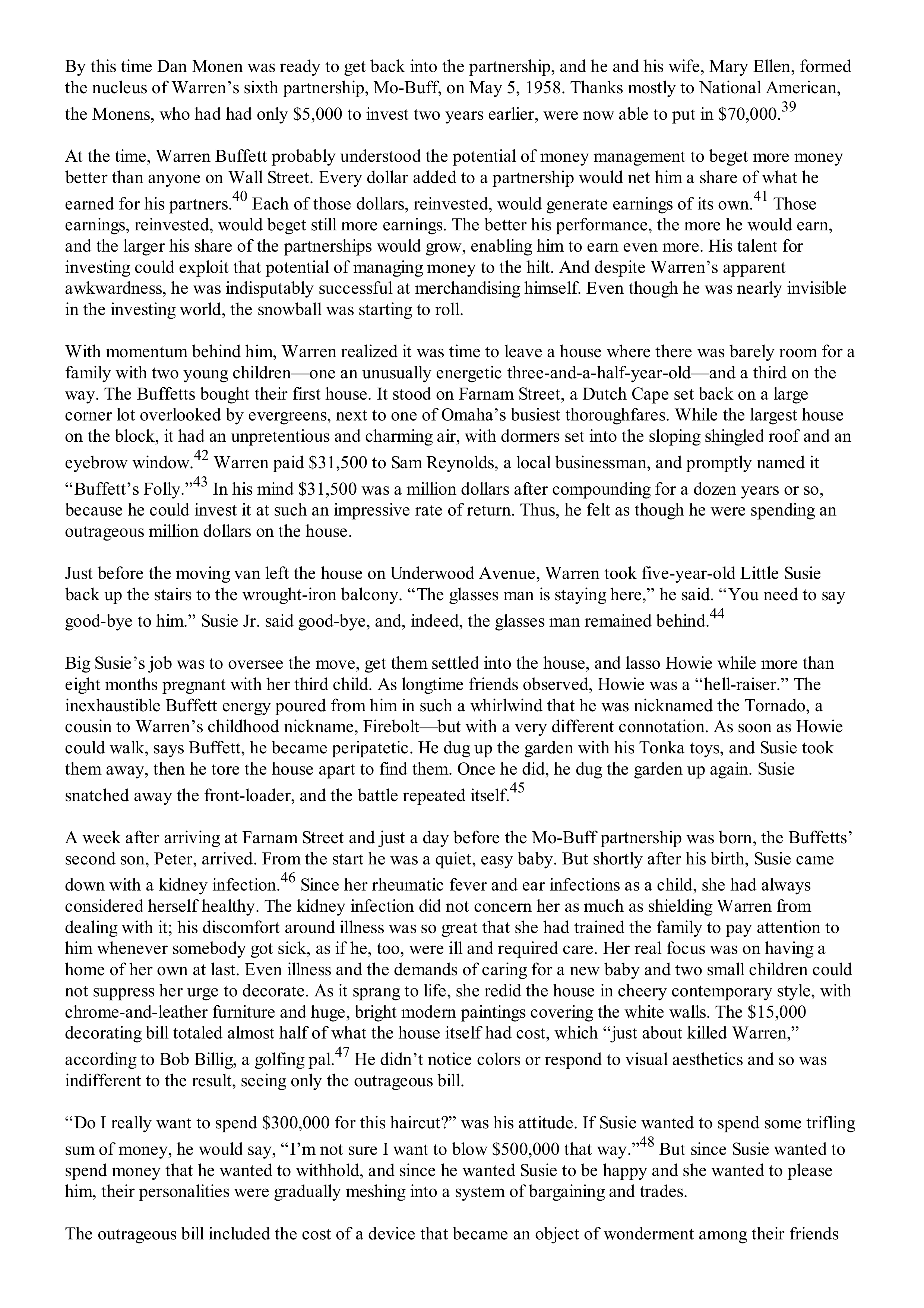 Berkshire Hathaway The Snowball Biography — page 124