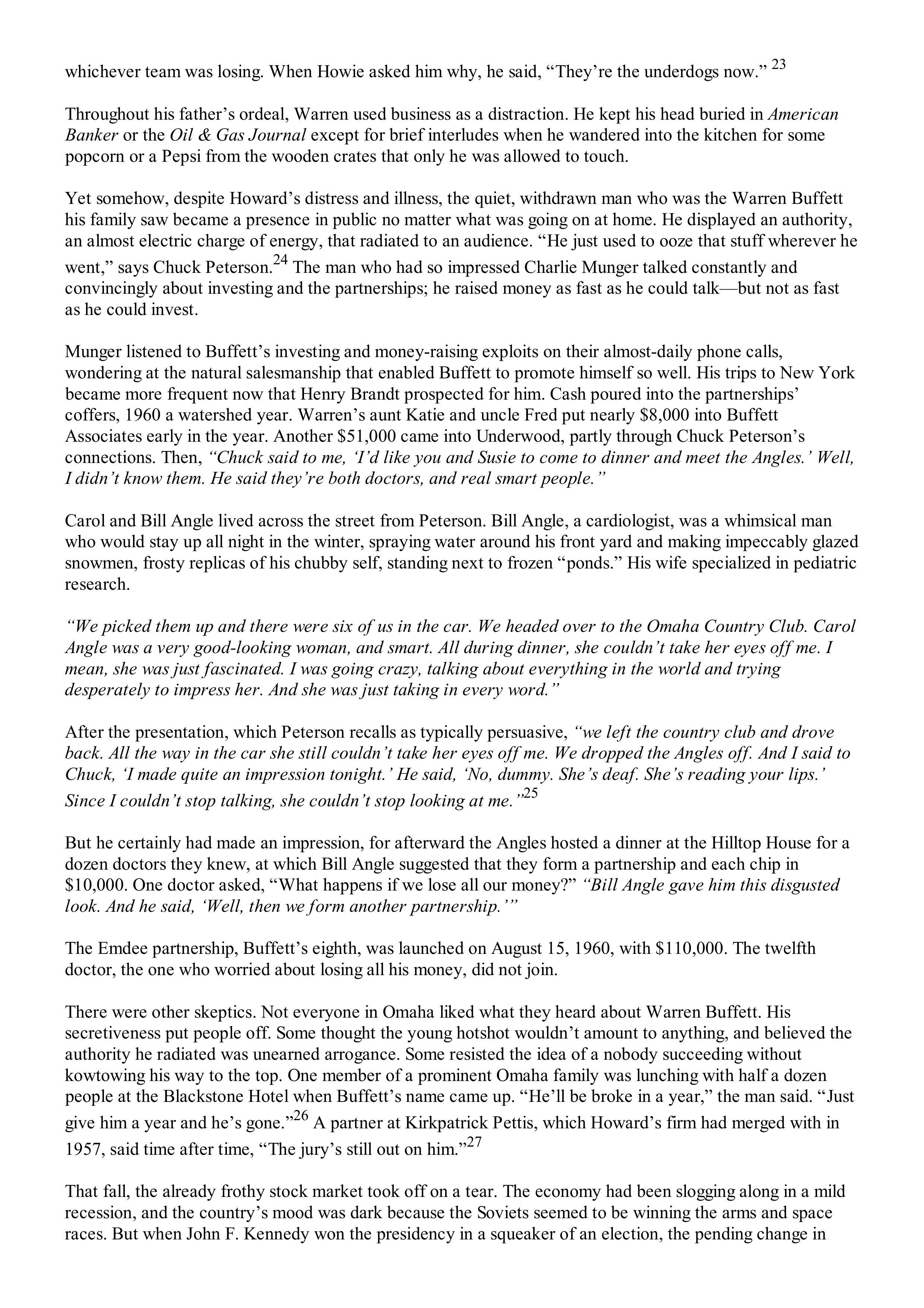 Berkshire Hathaway The Snowball Biography — page 135