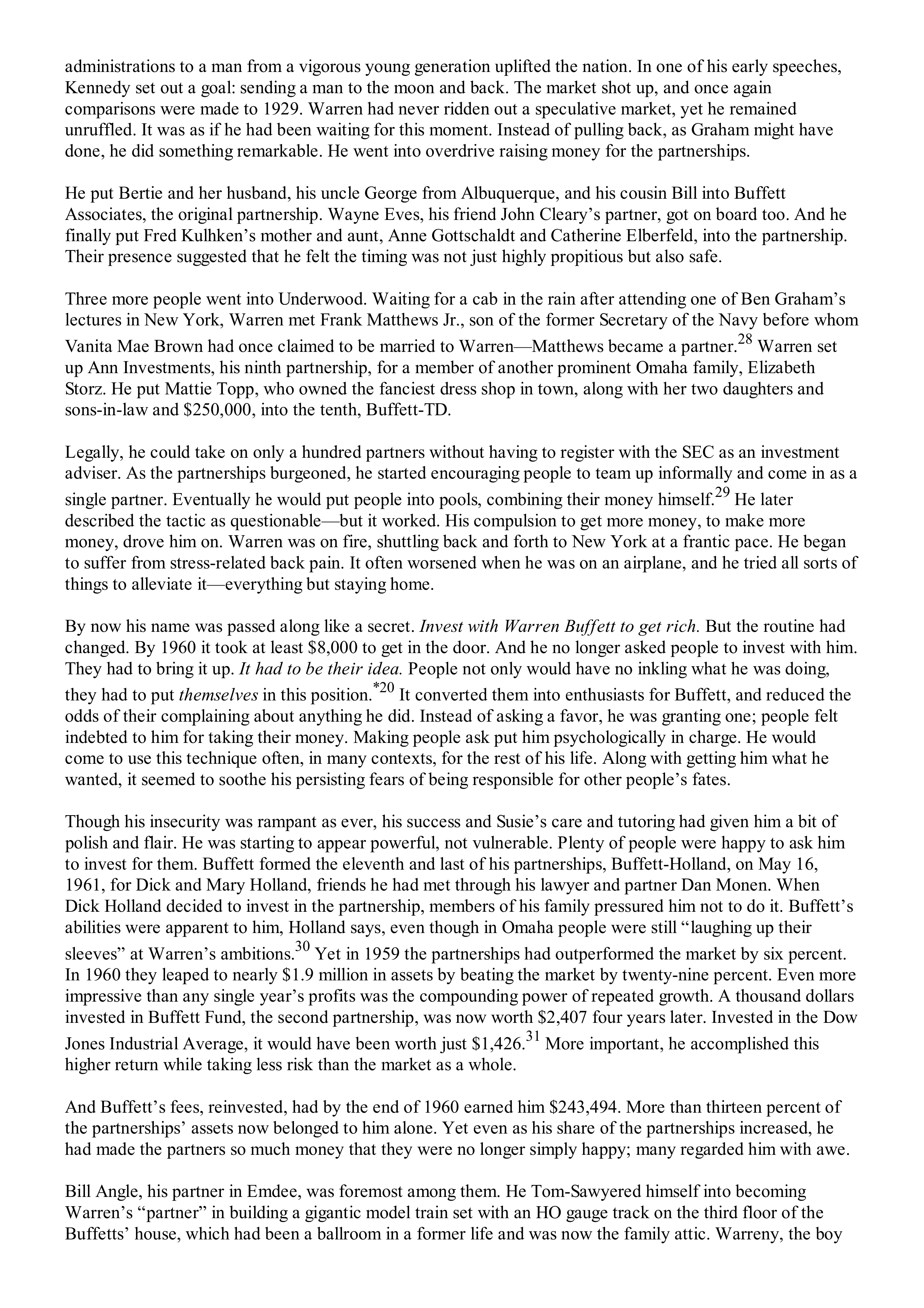 Berkshire Hathaway The Snowball Biography — page 136