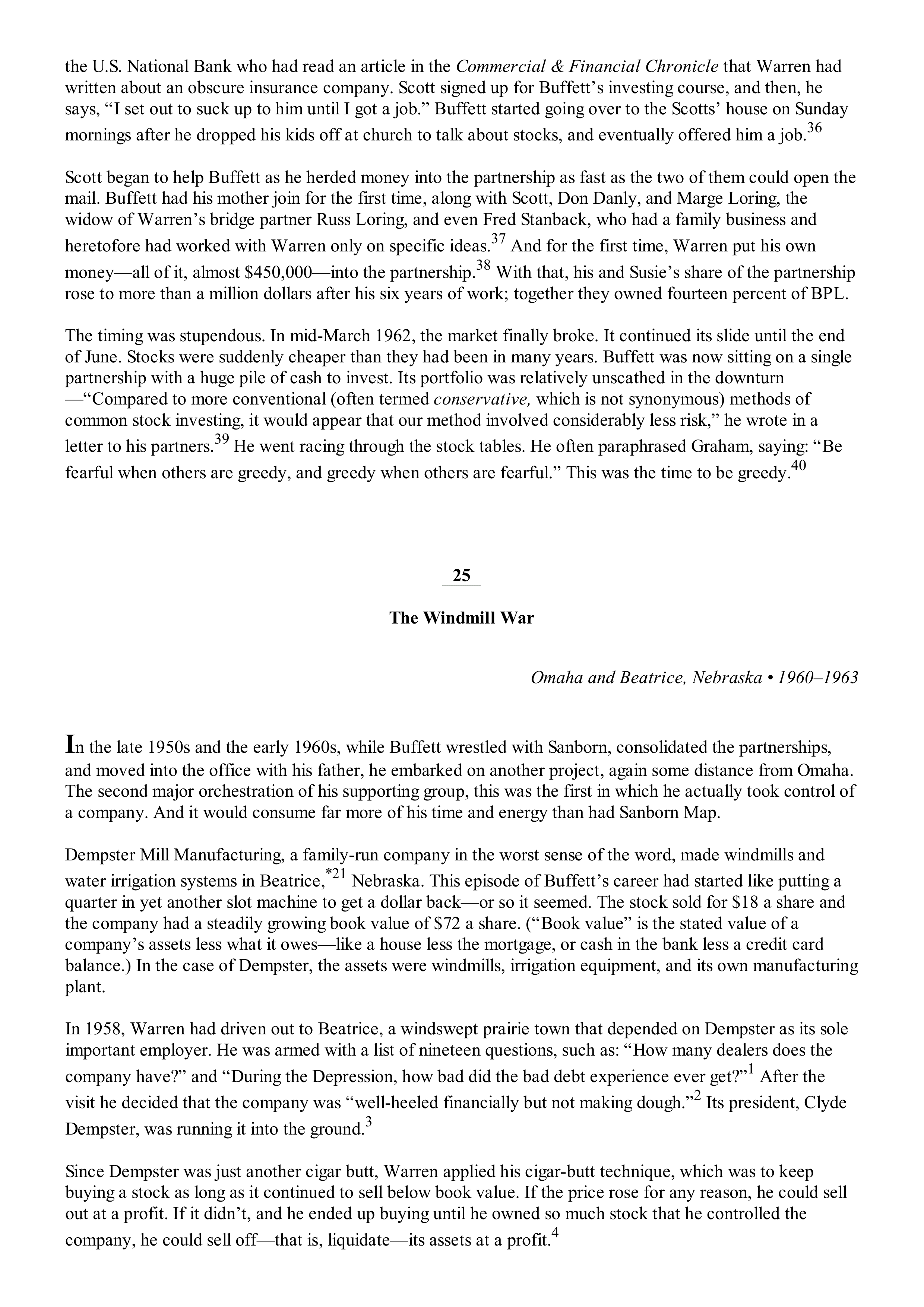 Berkshire Hathaway The Snowball Biography — page 138