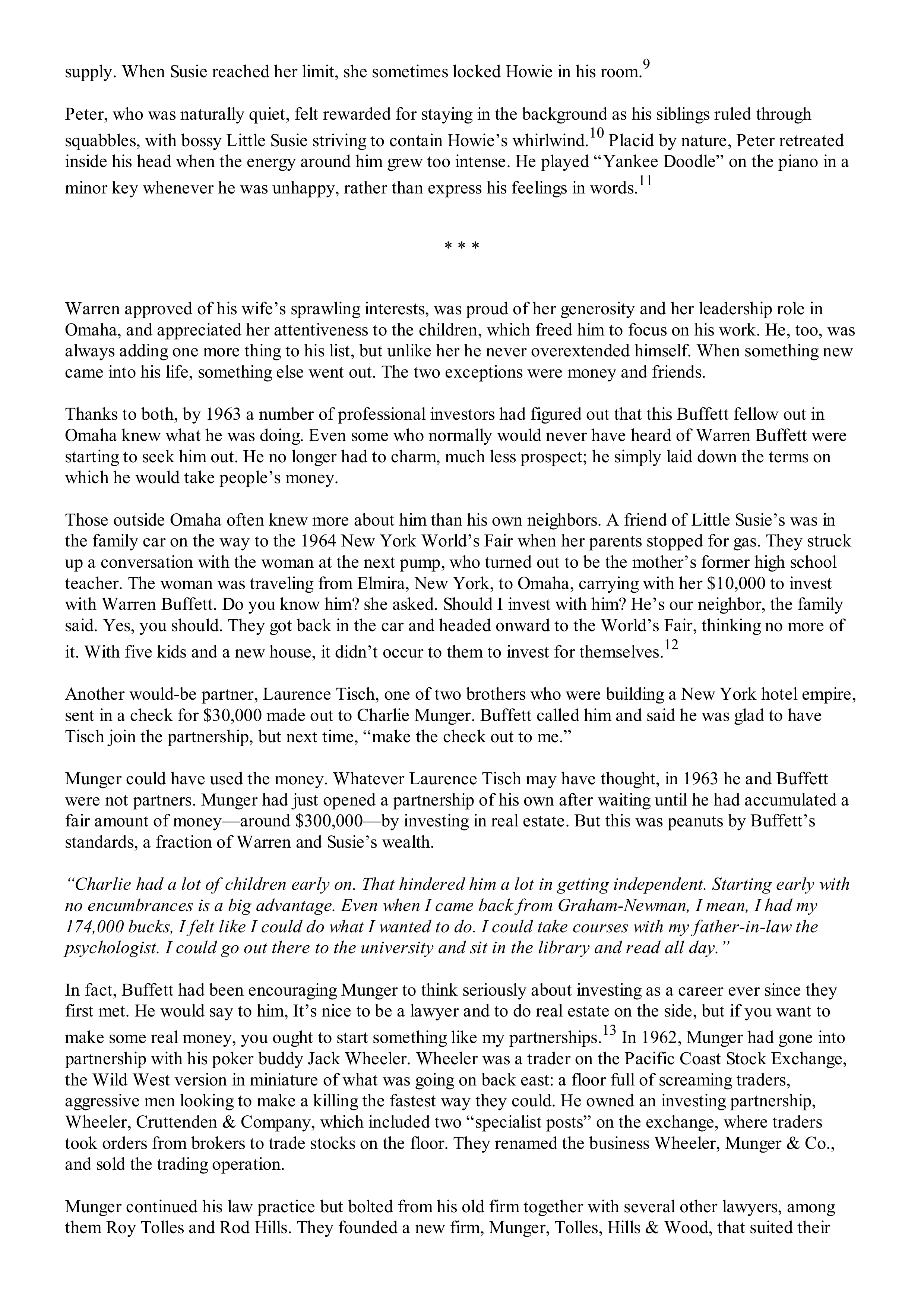 Berkshire Hathaway The Snowball Biography — page 143