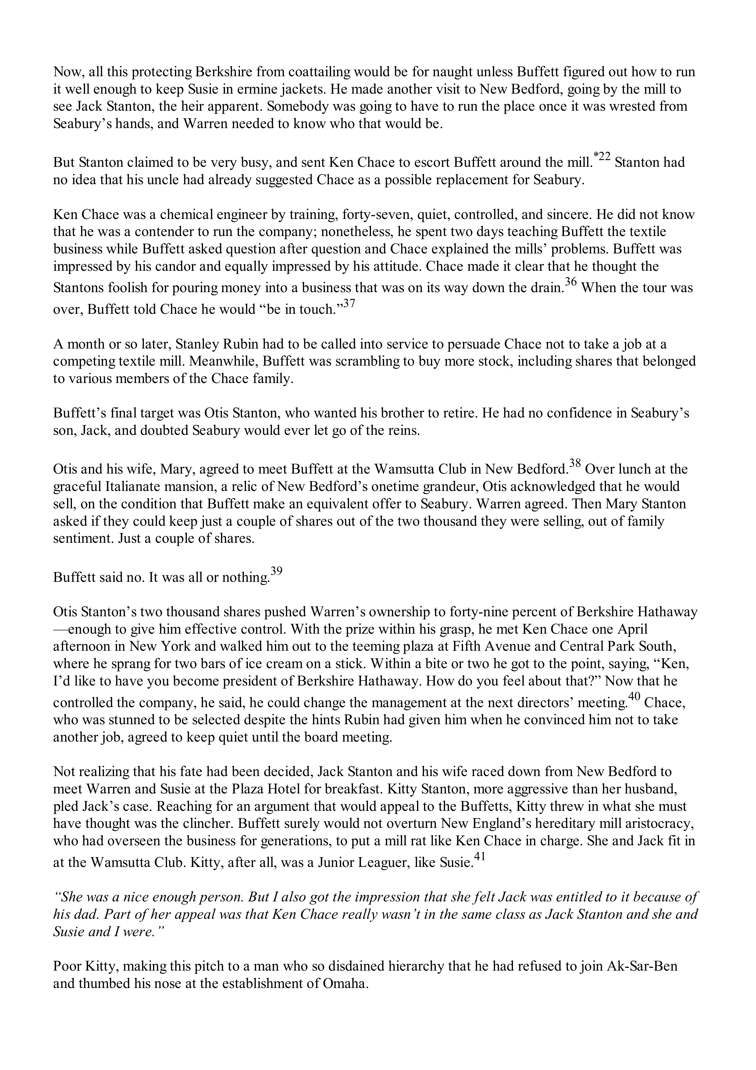 Berkshire Hathaway The Snowball Biography — page 167