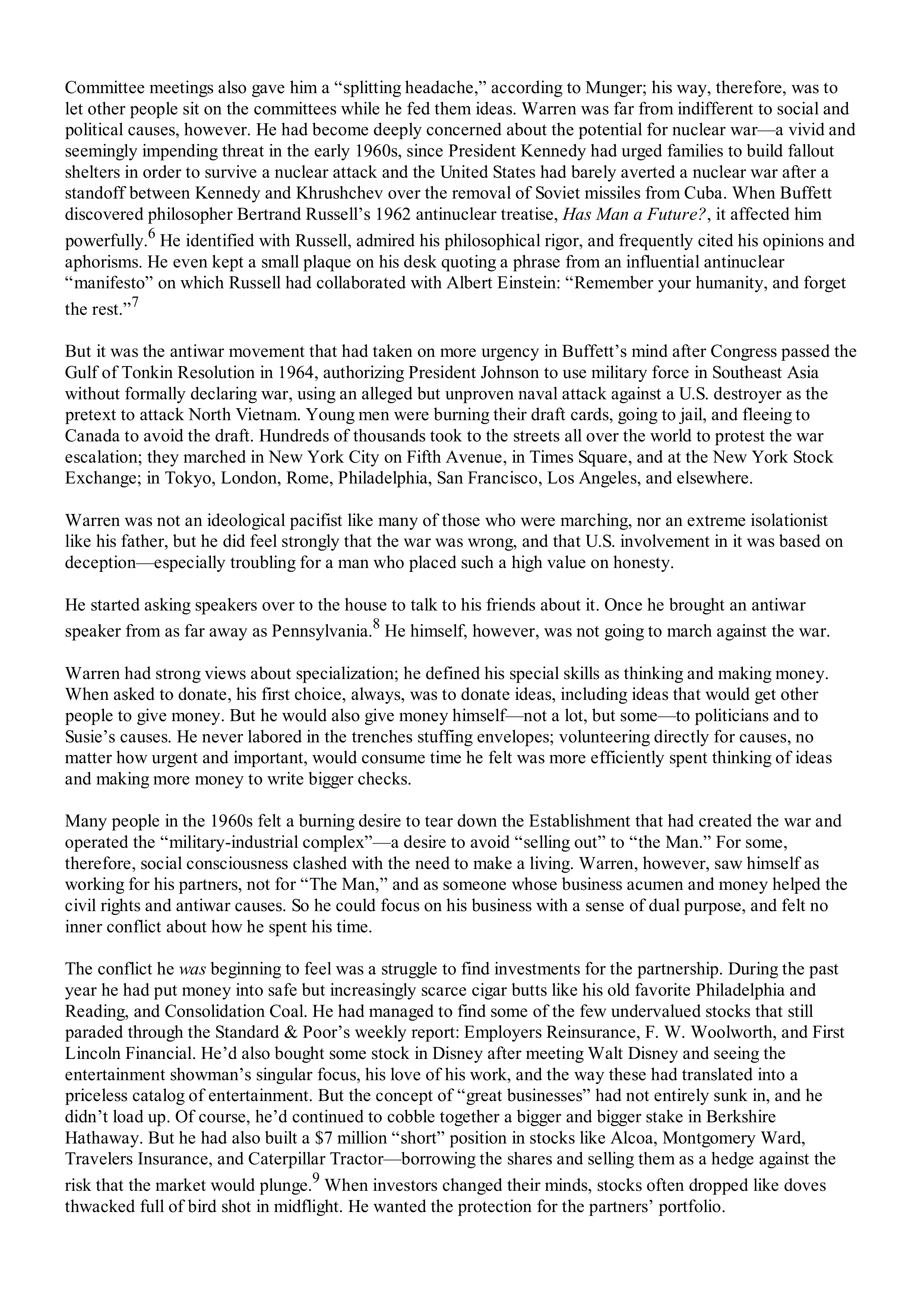 Berkshire Hathaway The Snowball Biography — page 171