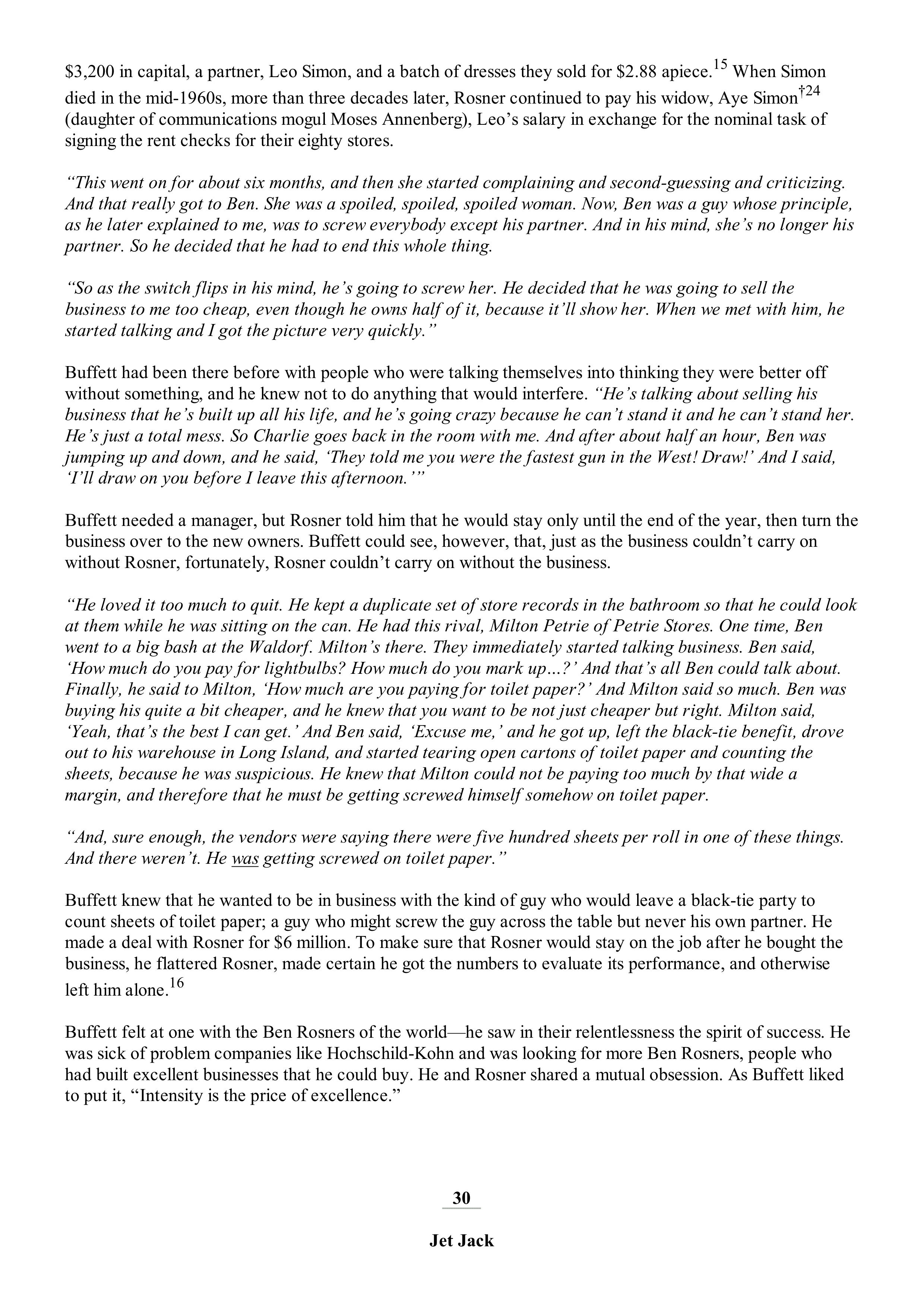 Berkshire Hathaway The Snowball Biography — page 177