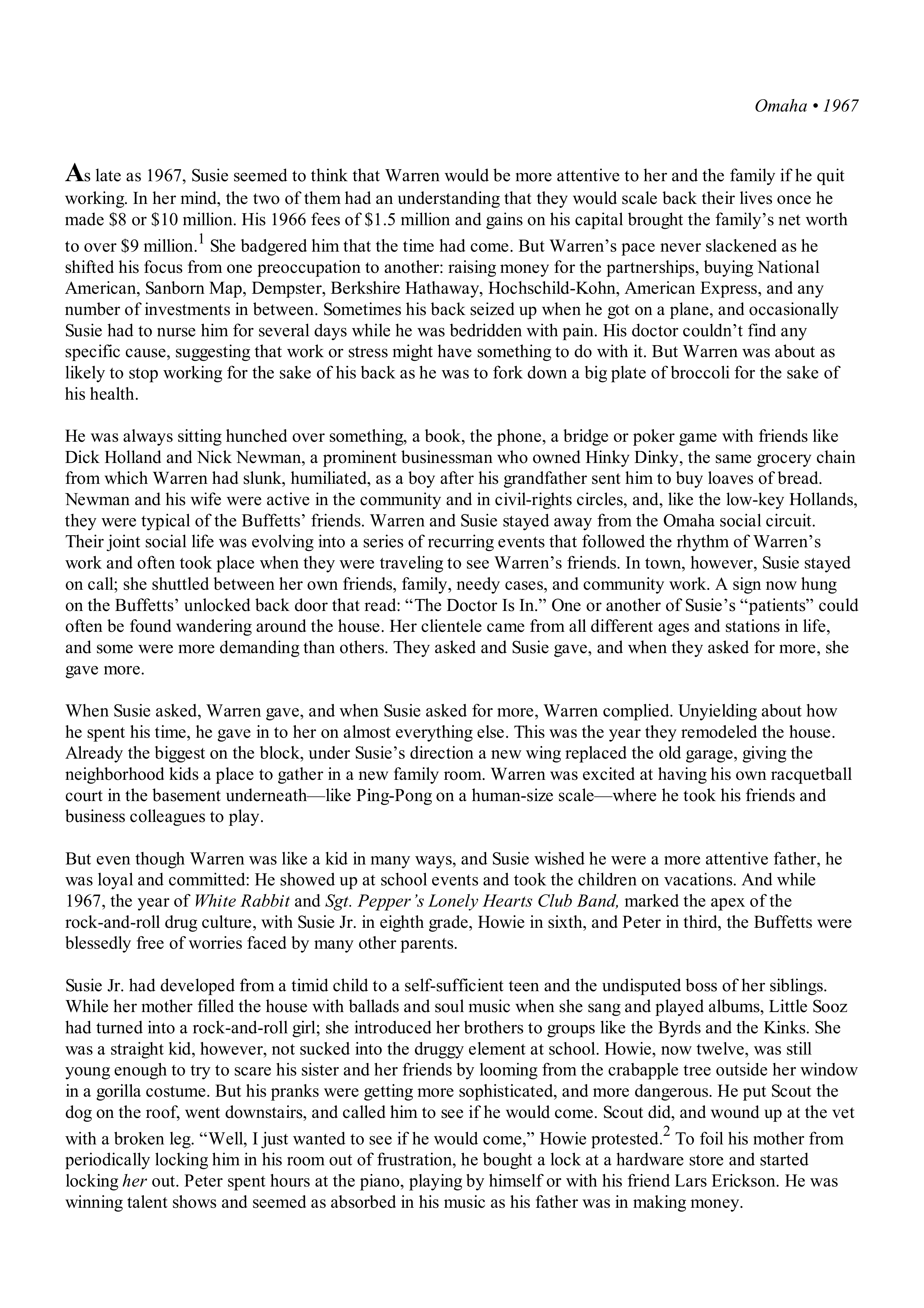 Berkshire Hathaway The Snowball Biography — page 178