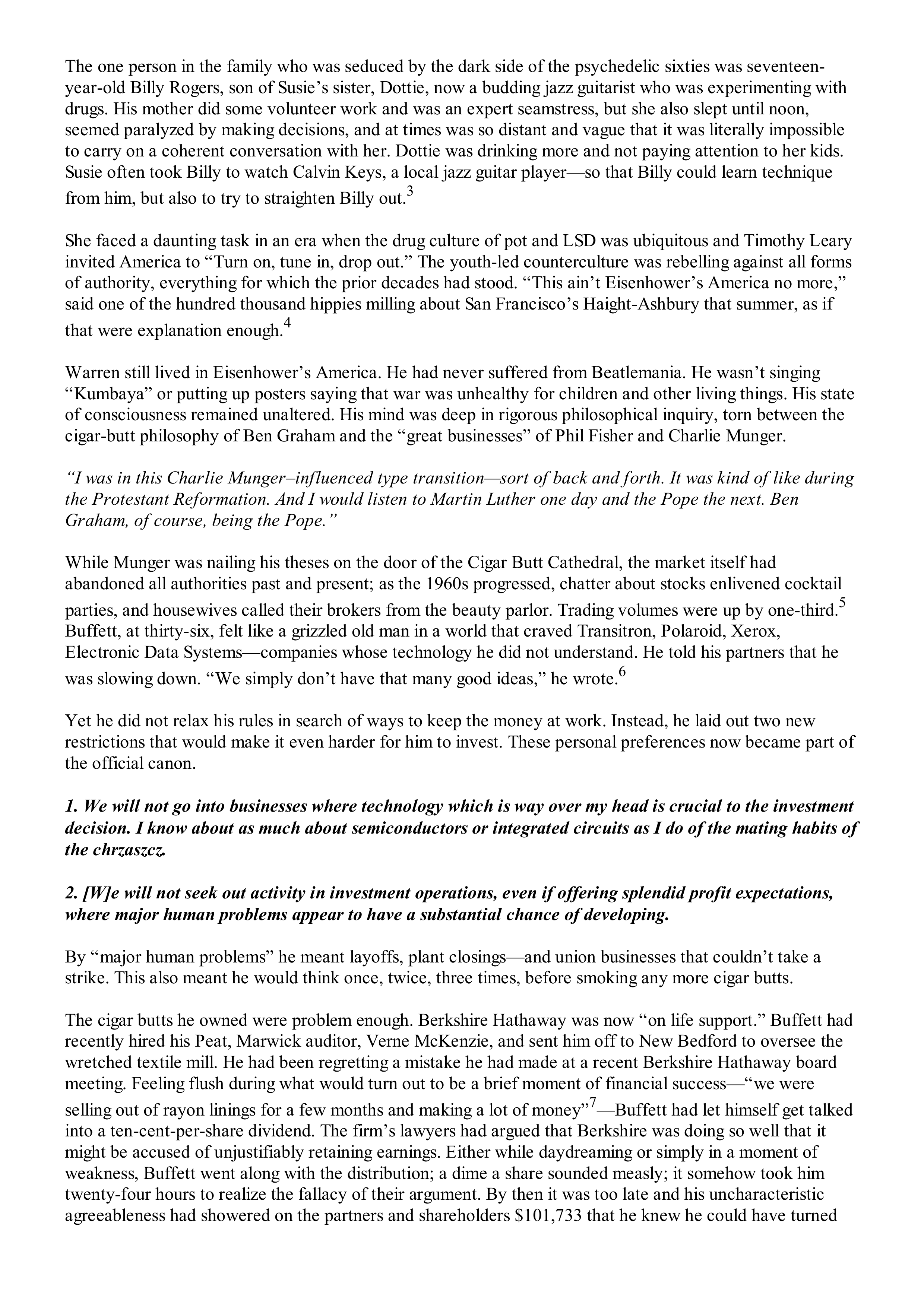 Berkshire Hathaway The Snowball Biography — page 179