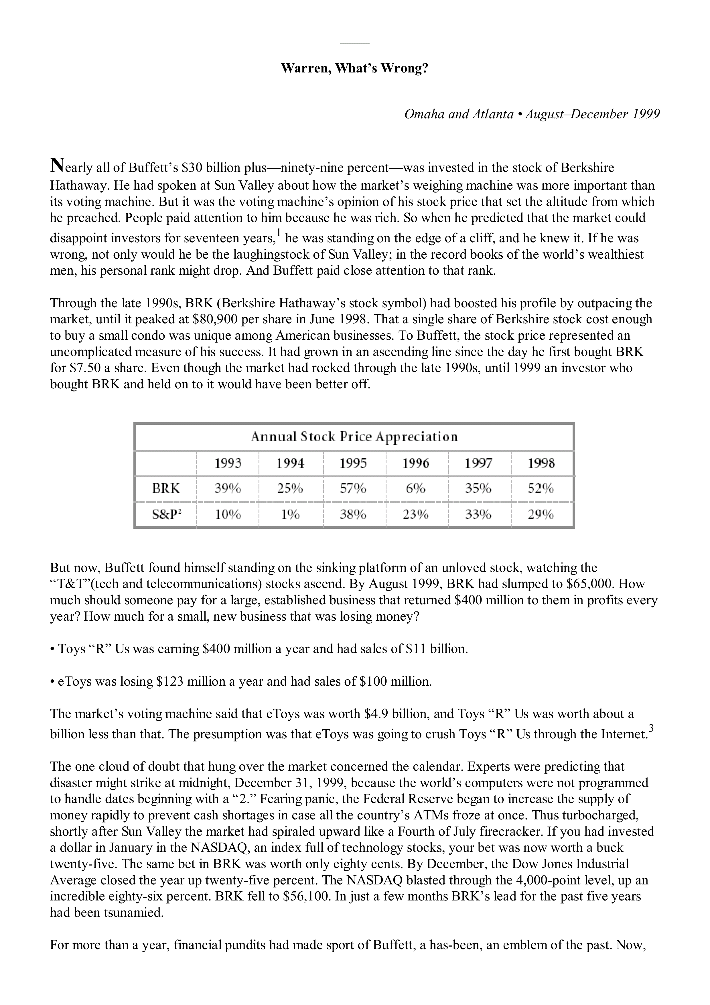 Berkshire Hathaway The Snowball Biography — page 18