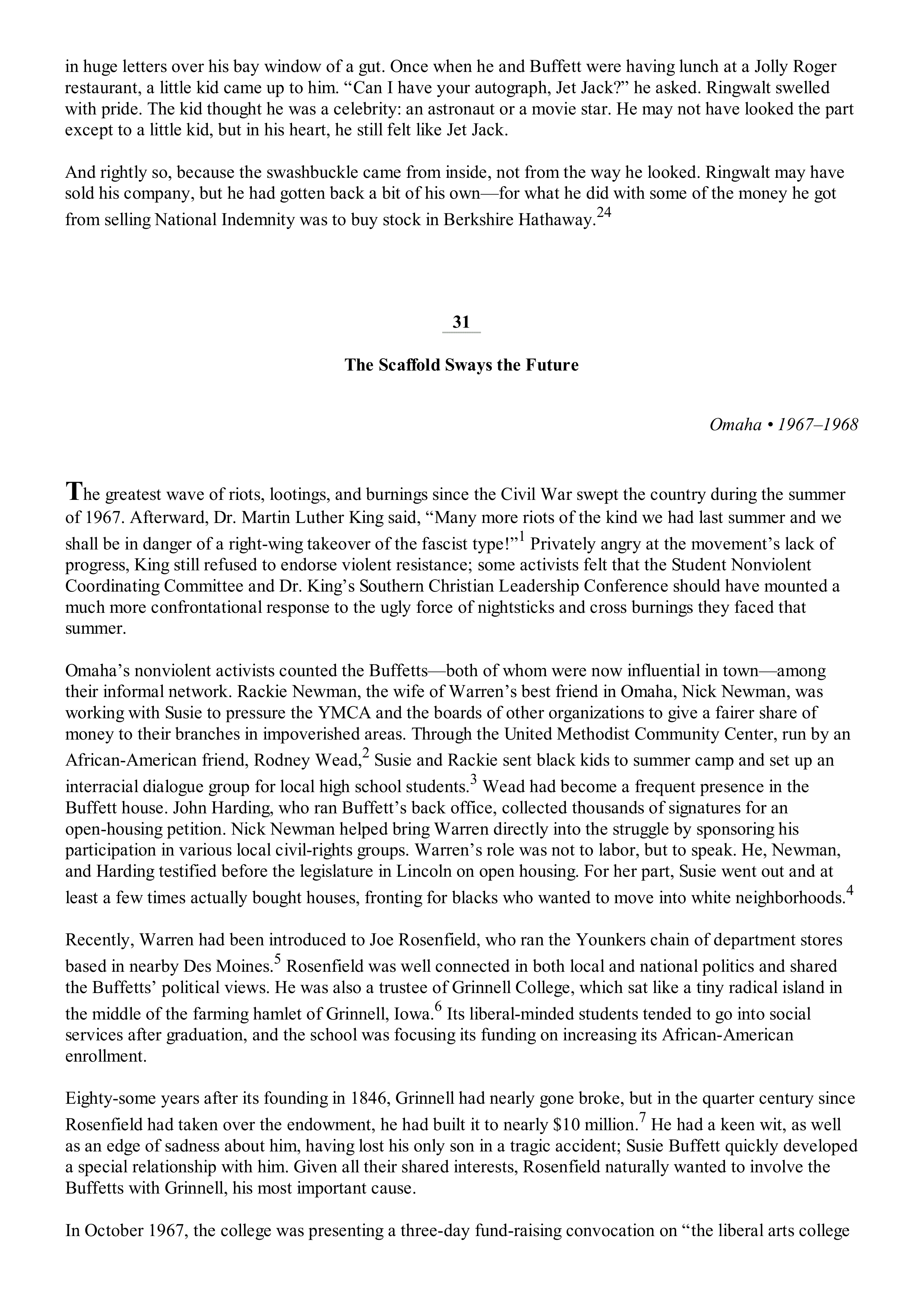 Berkshire Hathaway The Snowball Biography — page 183