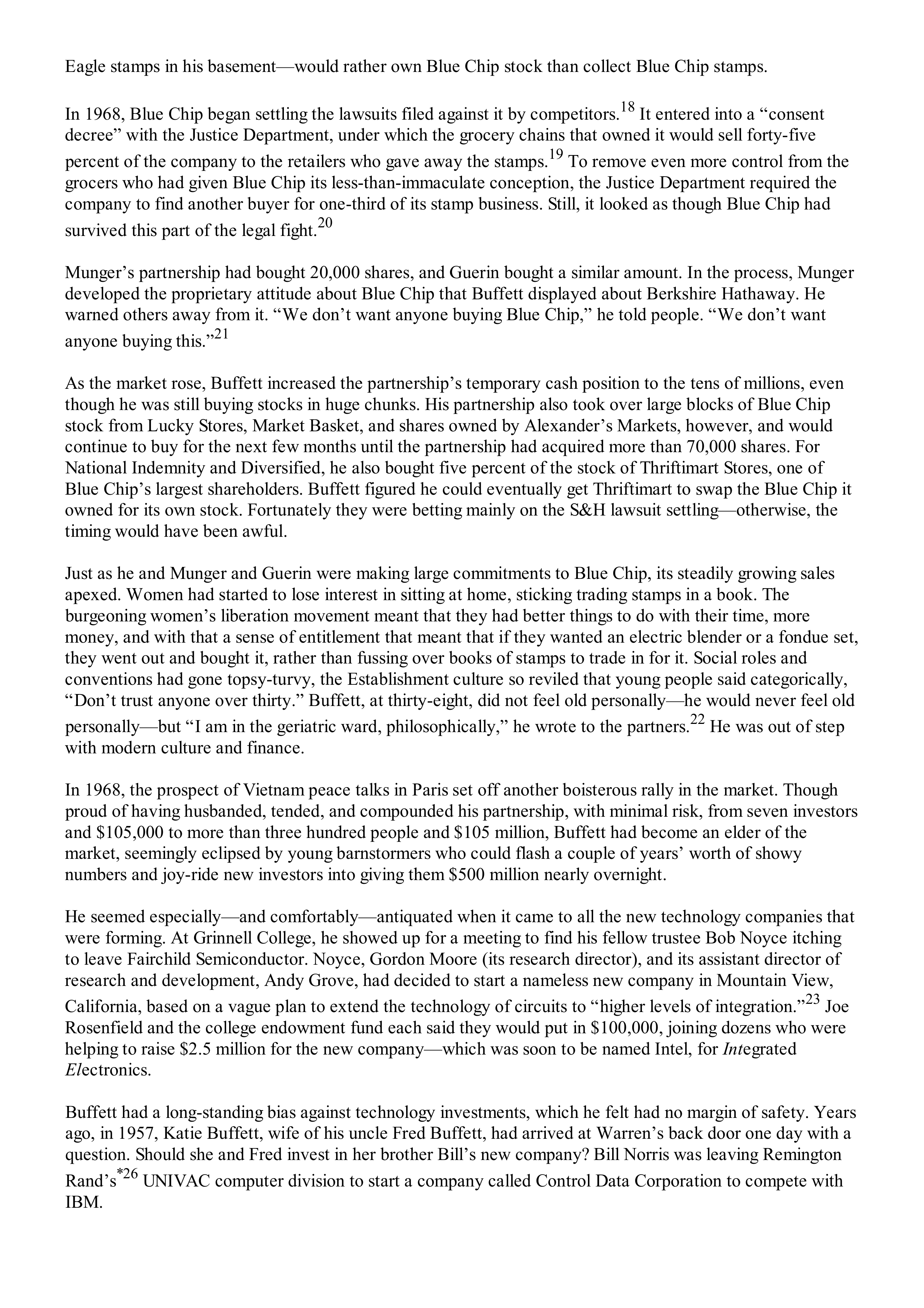 Berkshire Hathaway The Snowball Biography — page 192