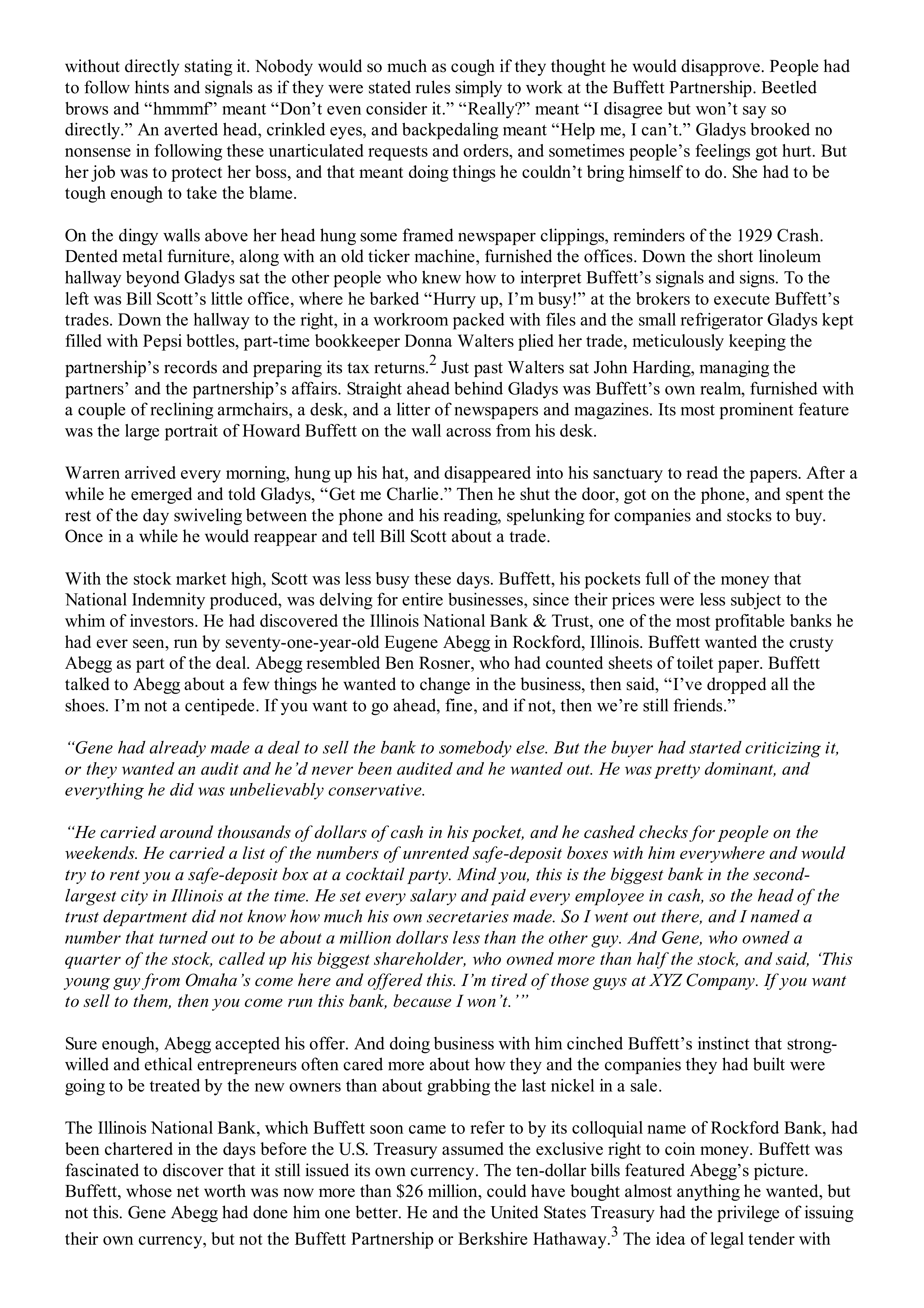 Berkshire Hathaway The Snowball Biography — page 194