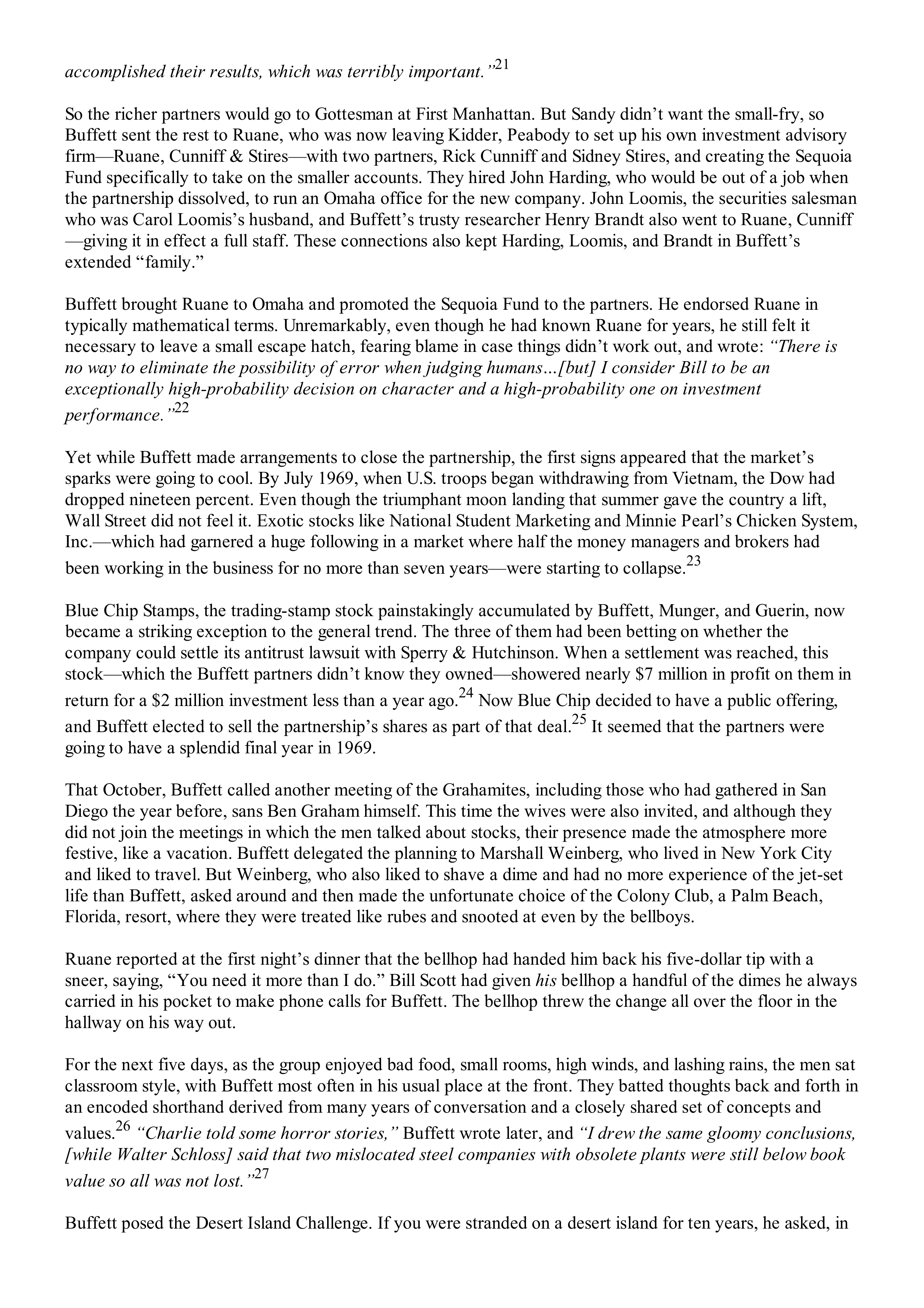 Berkshire Hathaway The Snowball Biography — page 199
