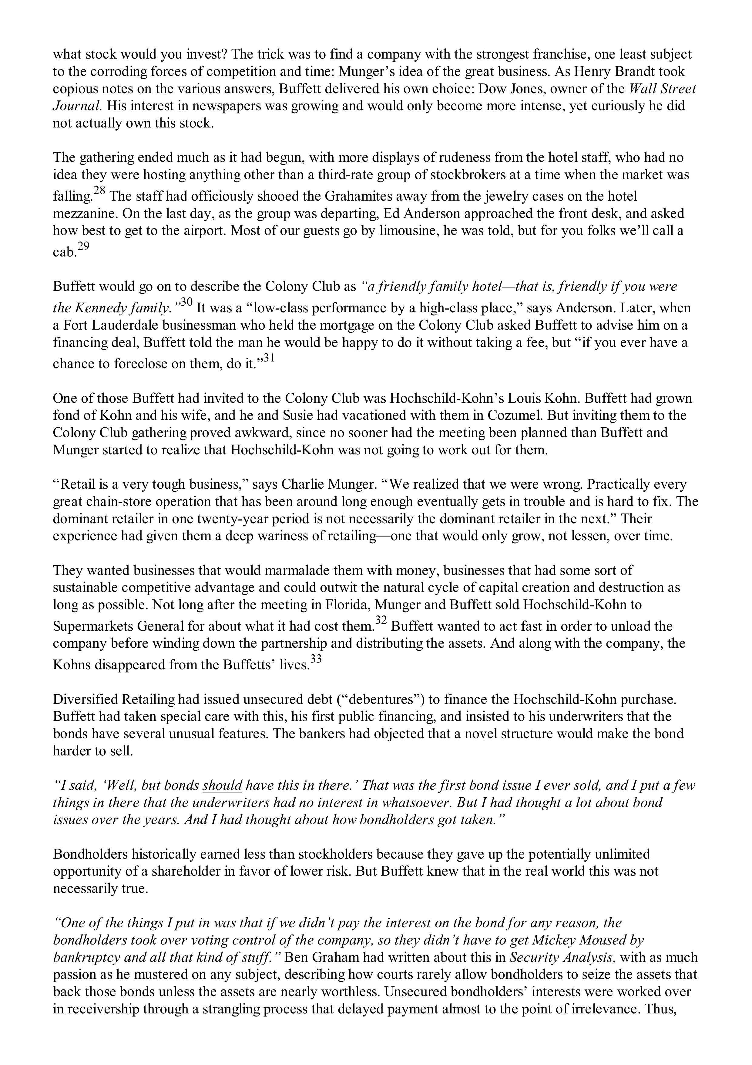 Berkshire Hathaway The Snowball Biography — page 200