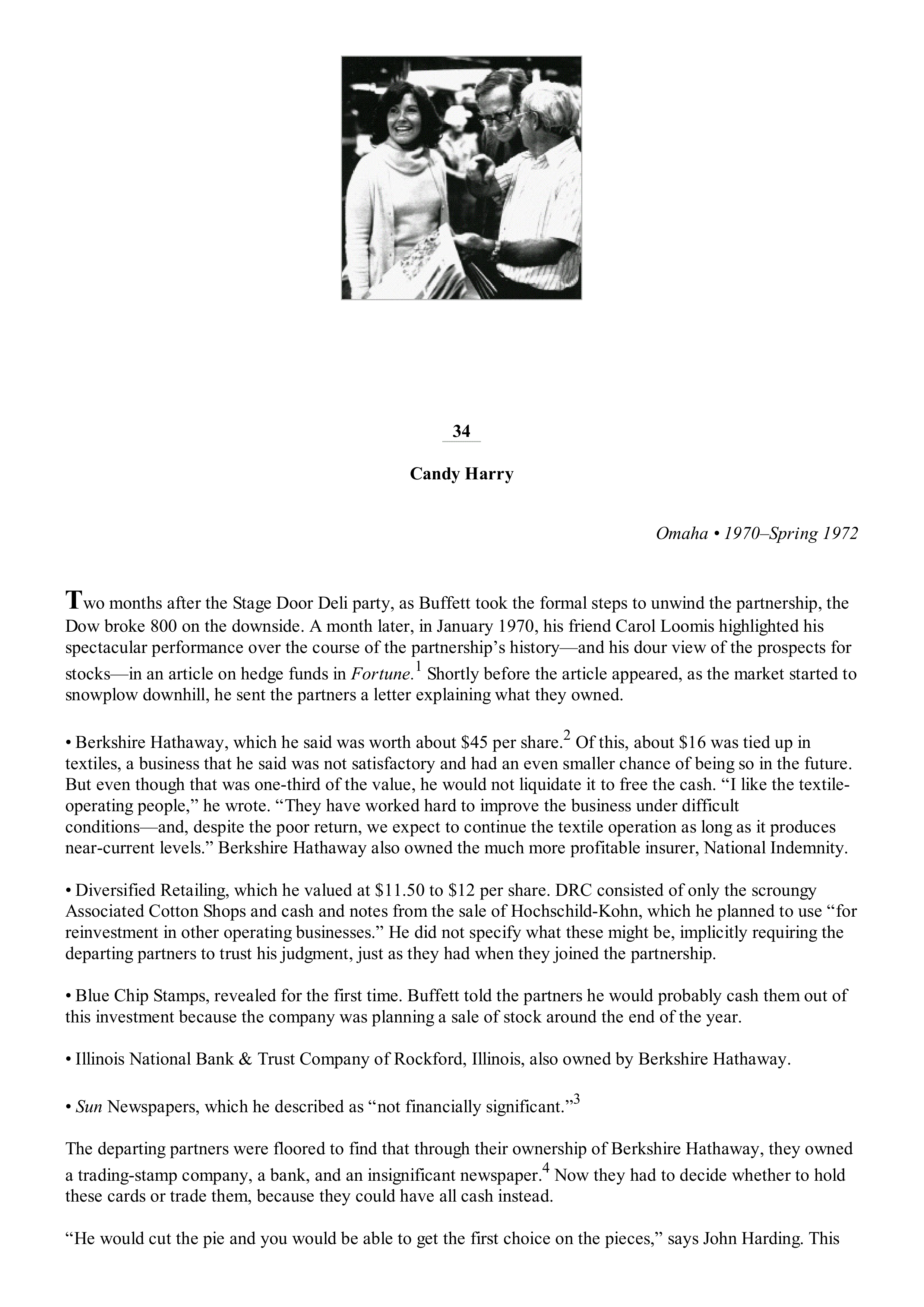 Berkshire Hathaway The Snowball Biography — page 203