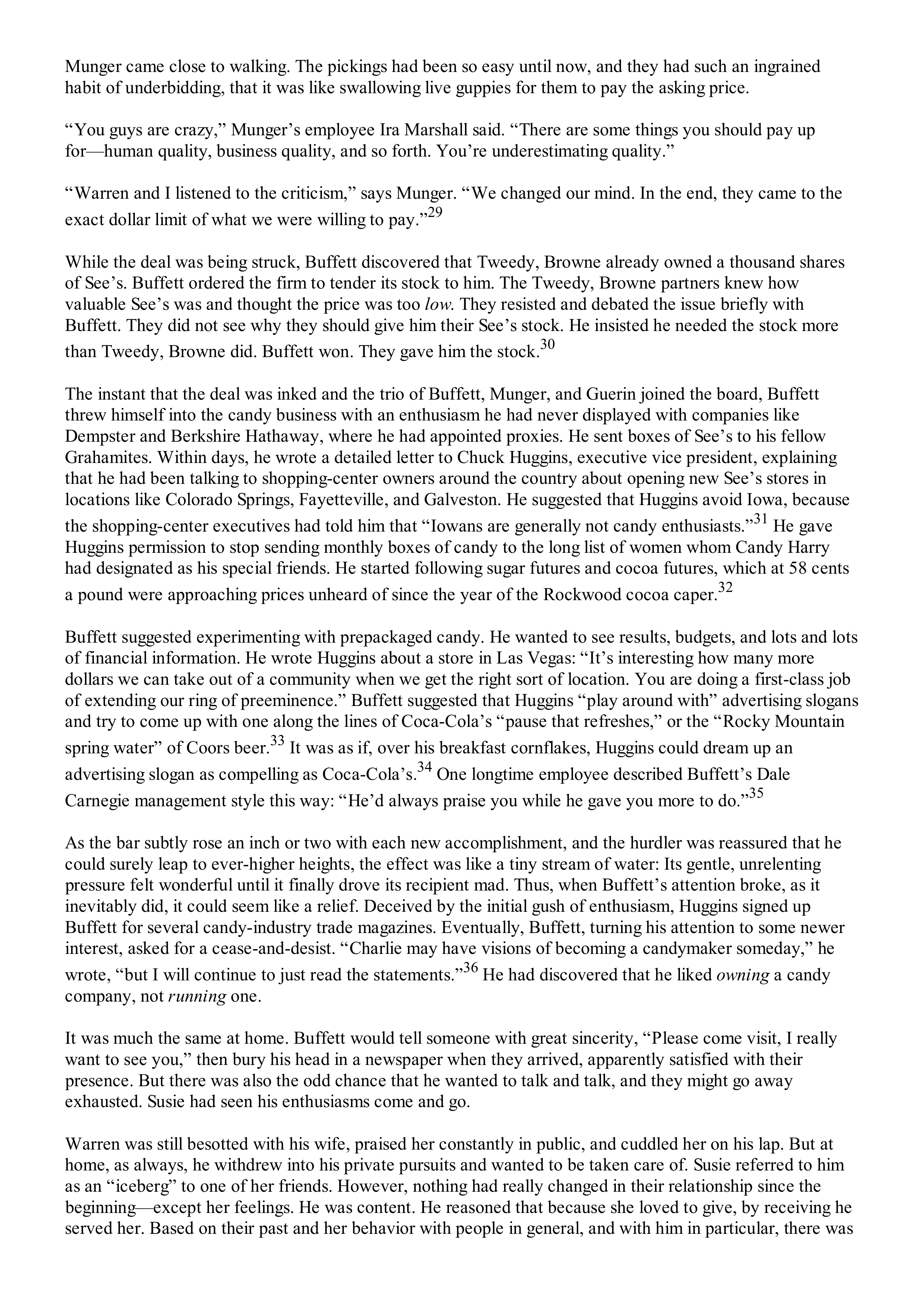 Berkshire Hathaway The Snowball Biography — page 208