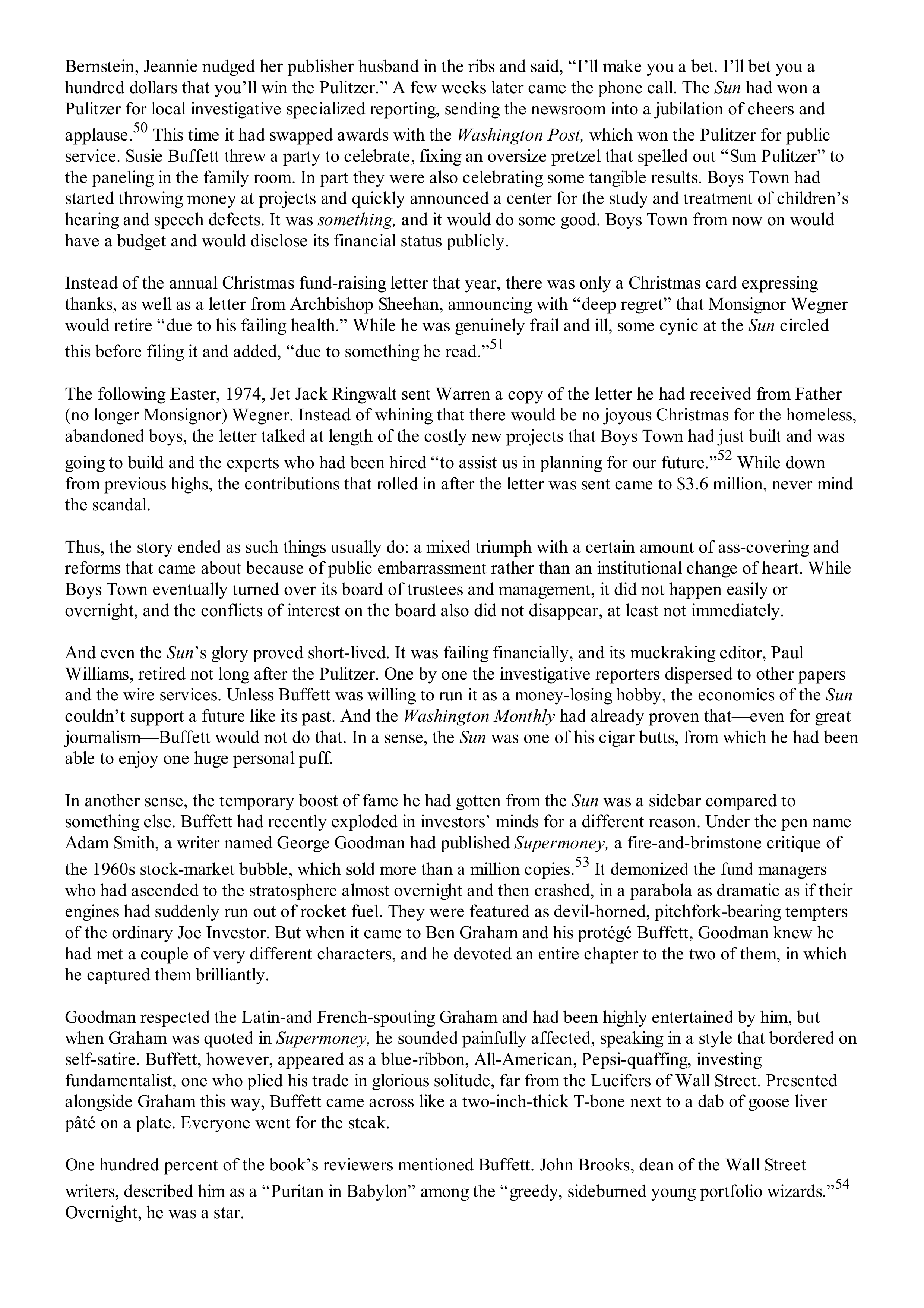 Berkshire Hathaway The Snowball Biography — page 219