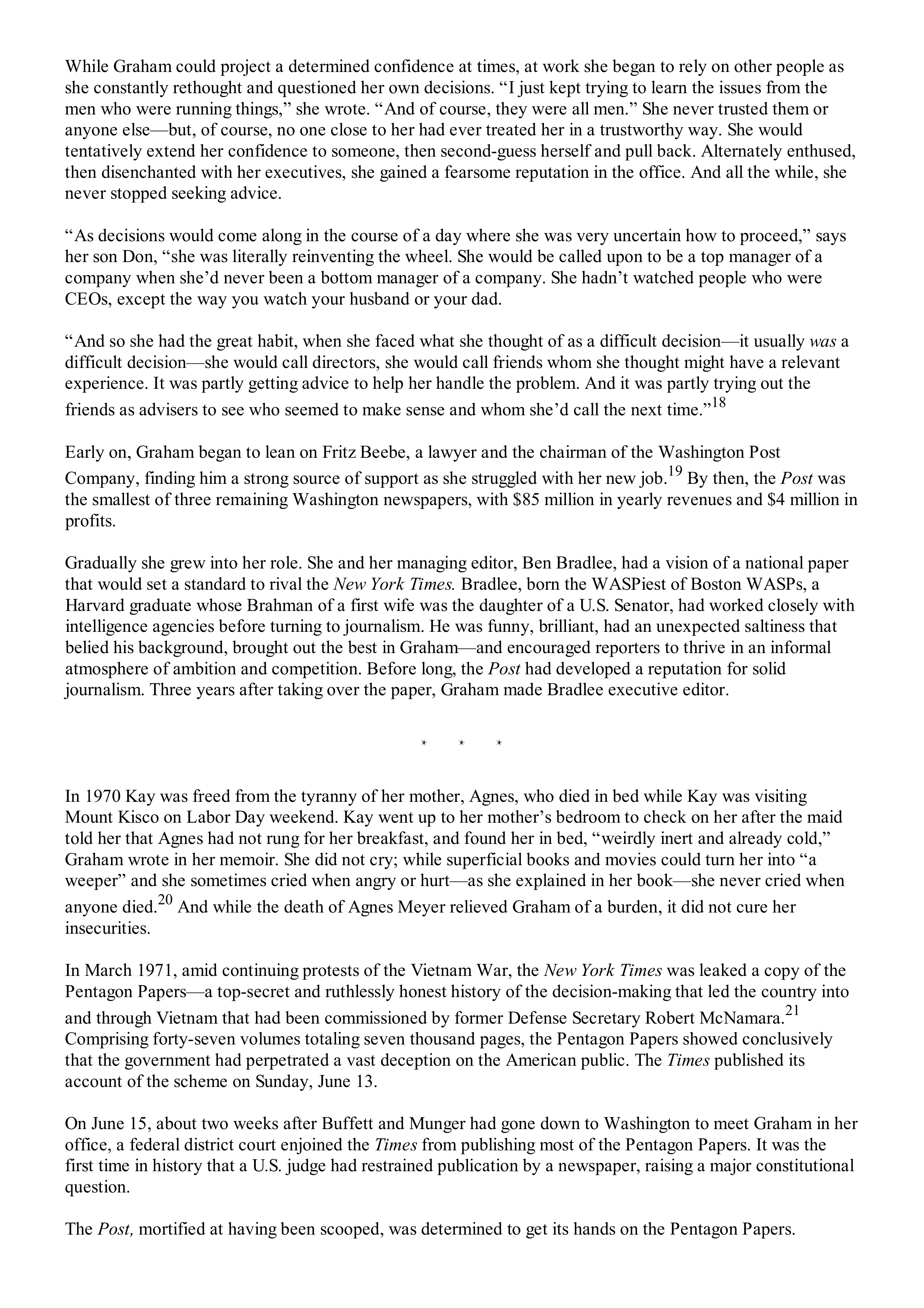 Berkshire Hathaway The Snowball Biography — page 223