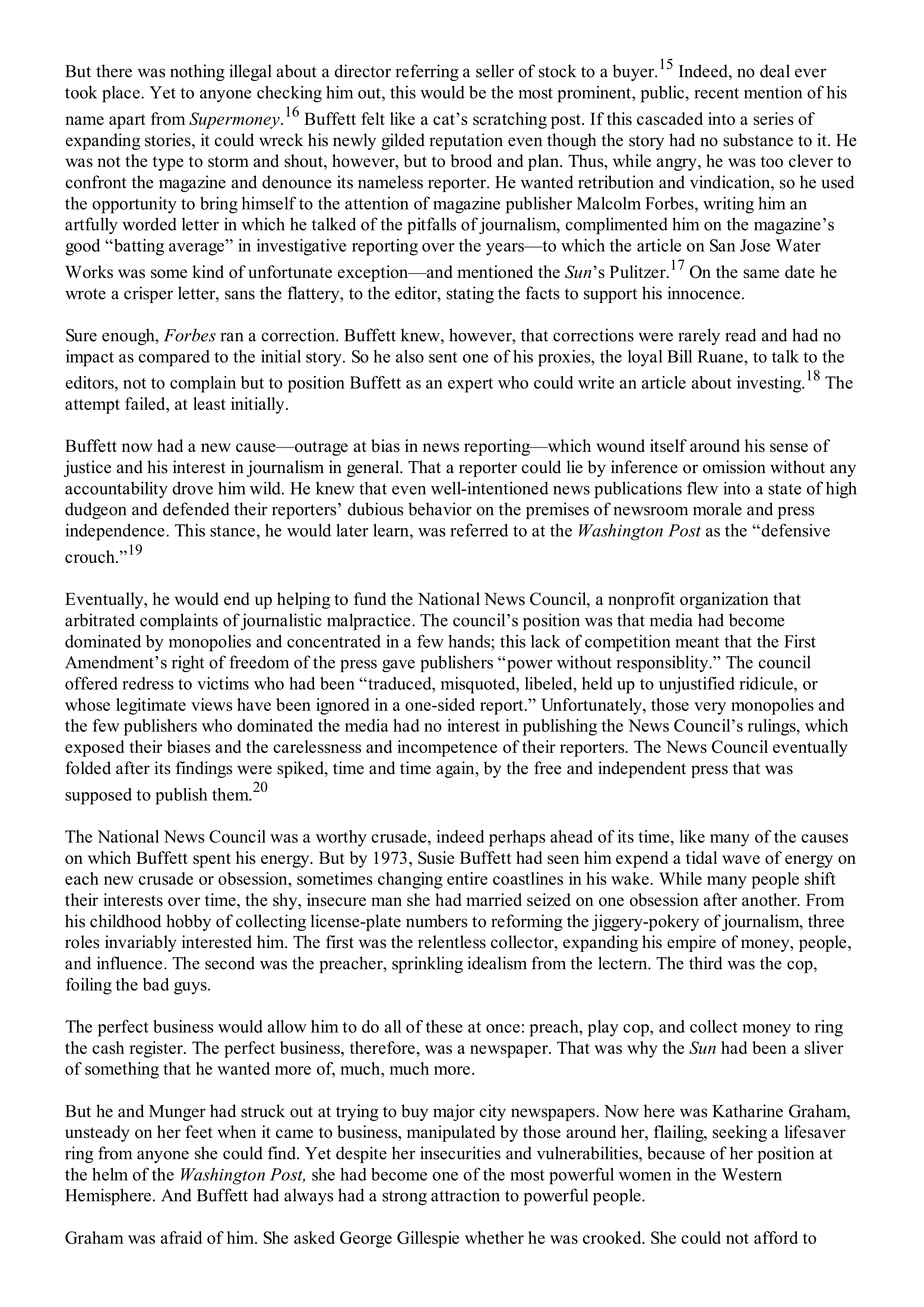 Berkshire Hathaway The Snowball Biography — page 227
