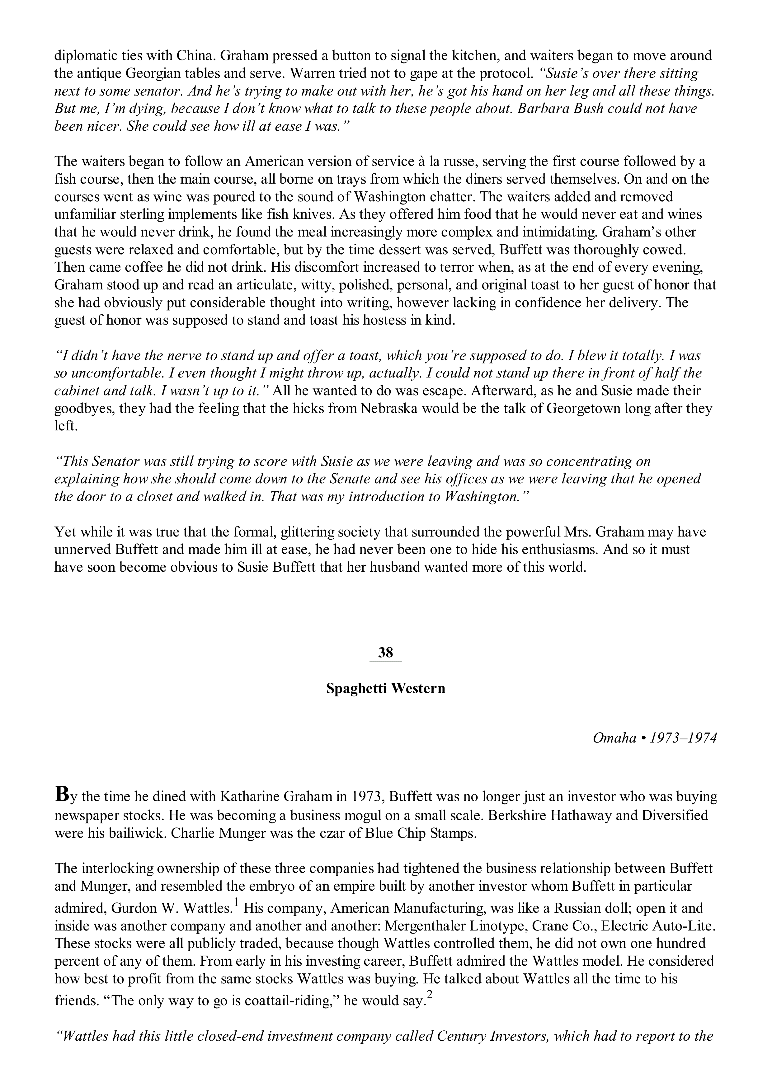 Berkshire Hathaway The Snowball Biography — page 231