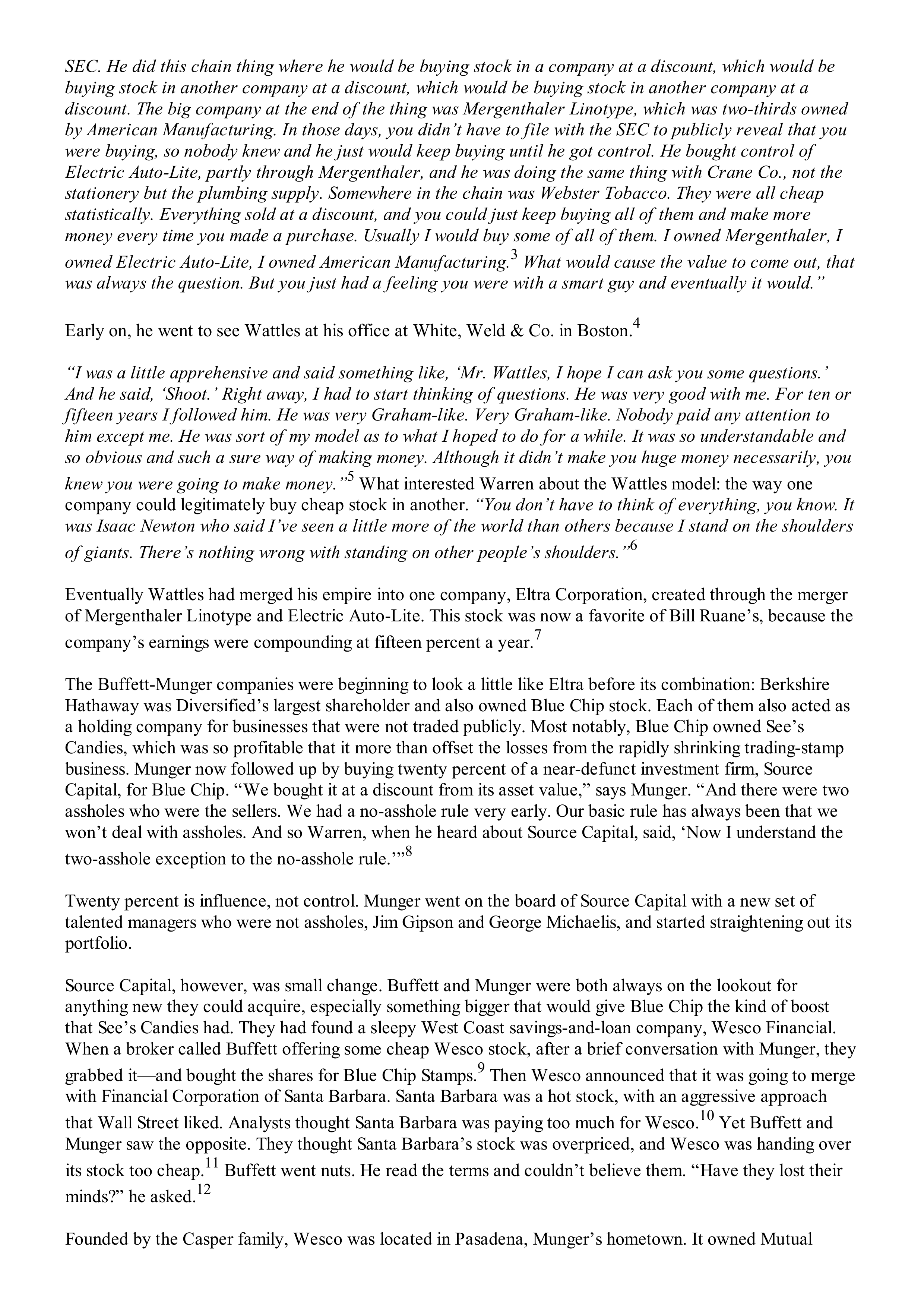 Berkshire Hathaway The Snowball Biography — page 232