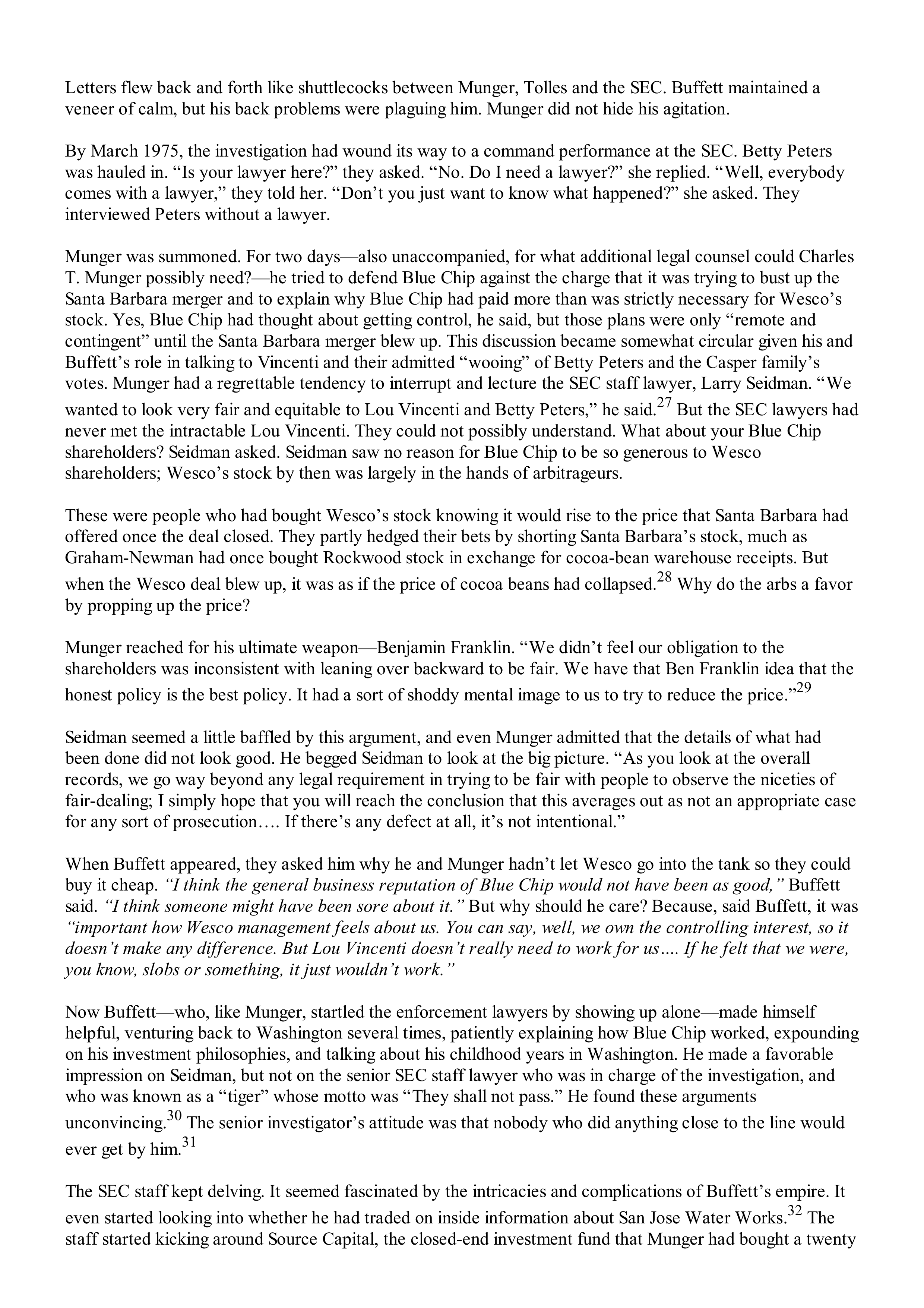 Berkshire Hathaway The Snowball Biography — page 255