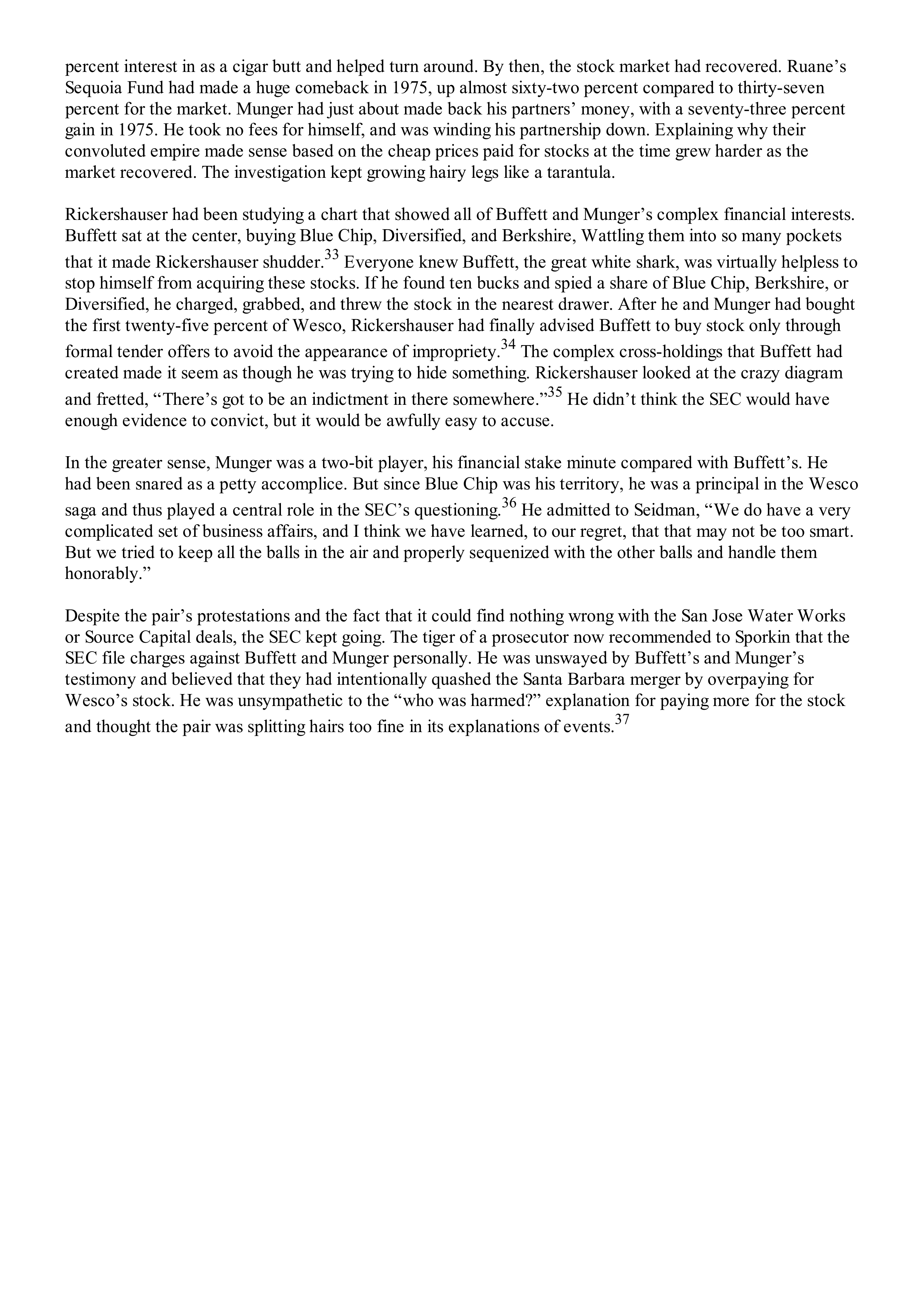Berkshire Hathaway The Snowball Biography — page 256