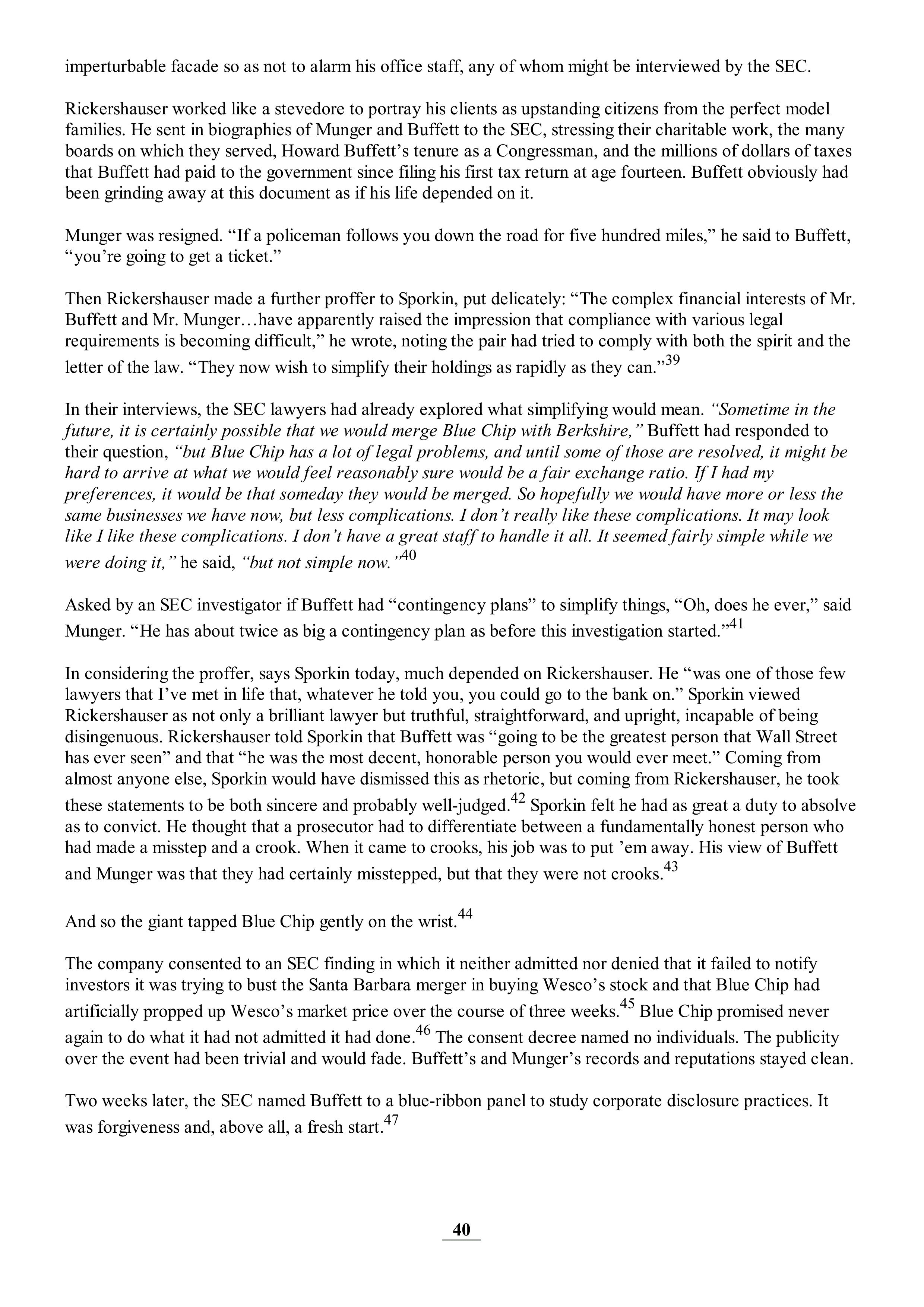 Berkshire Hathaway The Snowball Biography — page 259