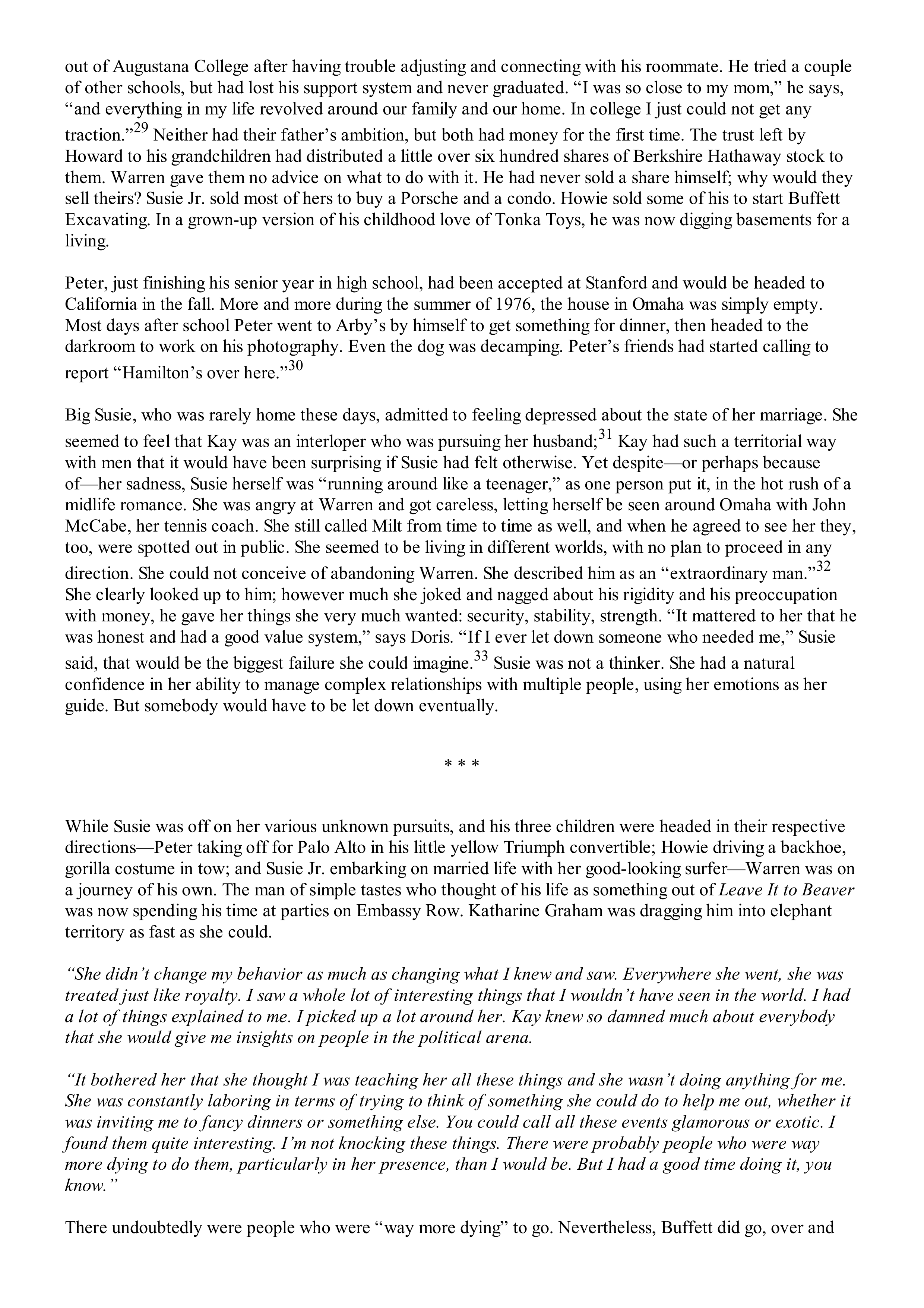 Berkshire Hathaway The Snowball Biography — page 267