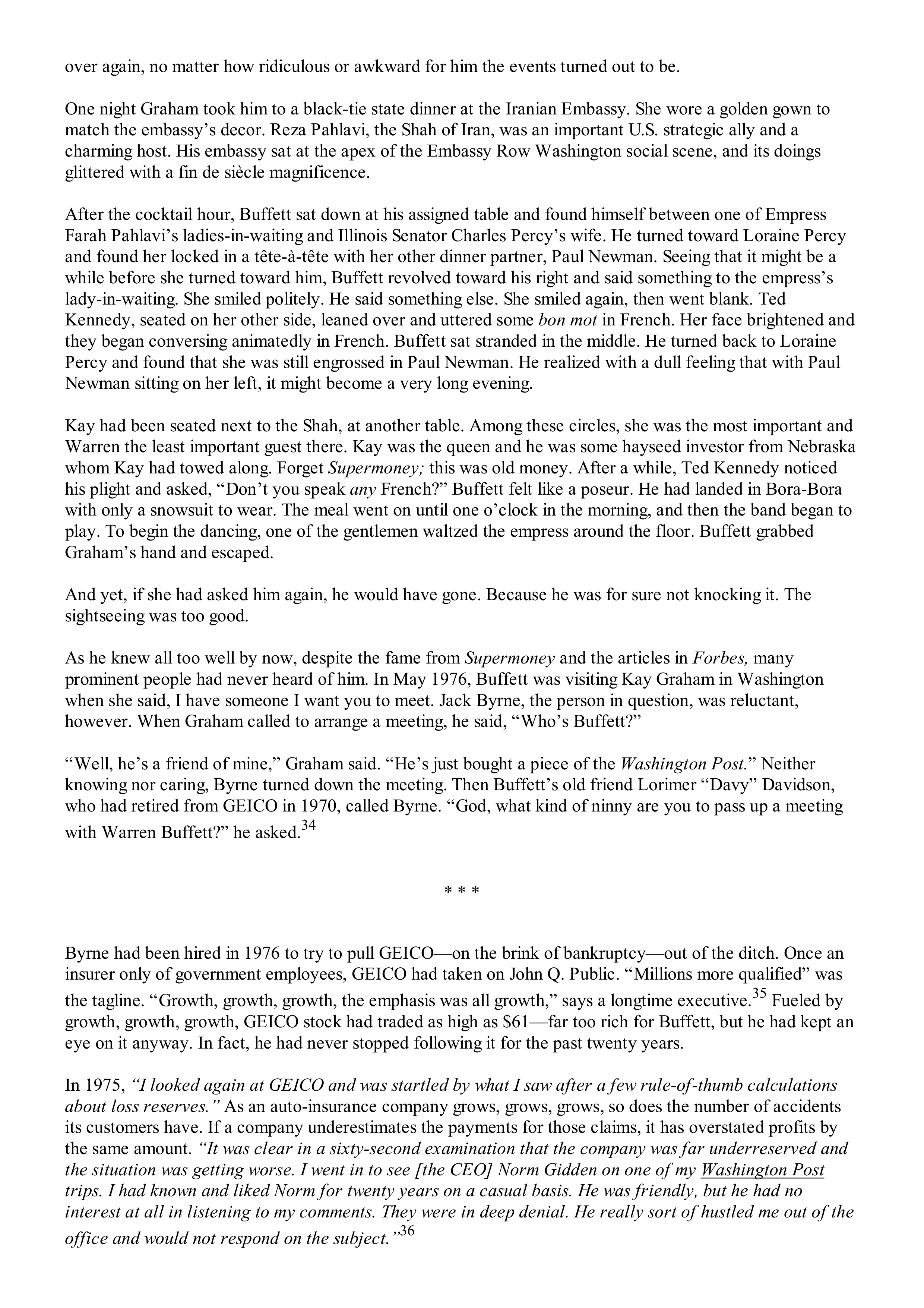 Berkshire Hathaway The Snowball Biography — page 268