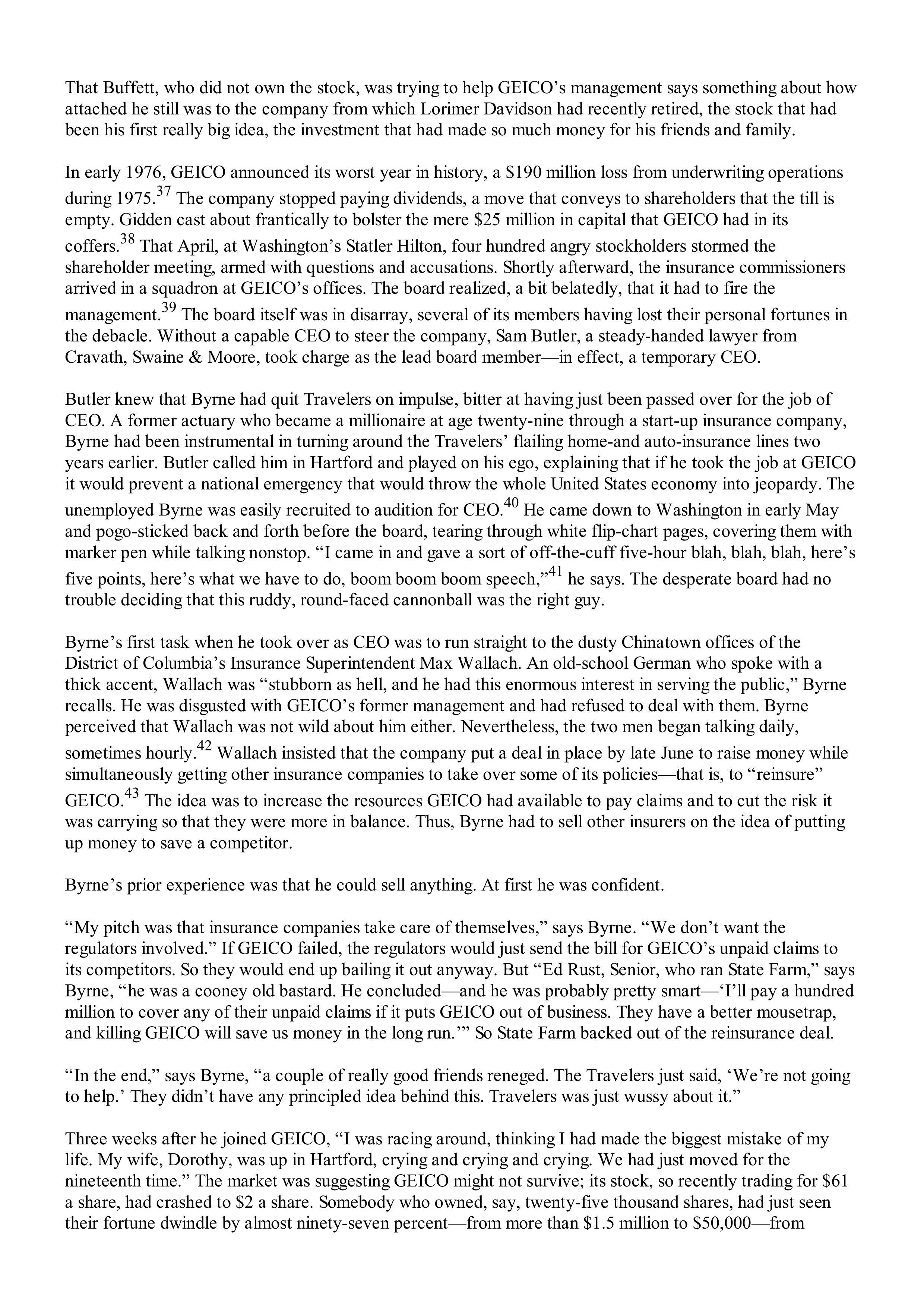 Berkshire Hathaway The Snowball Biography — page 269