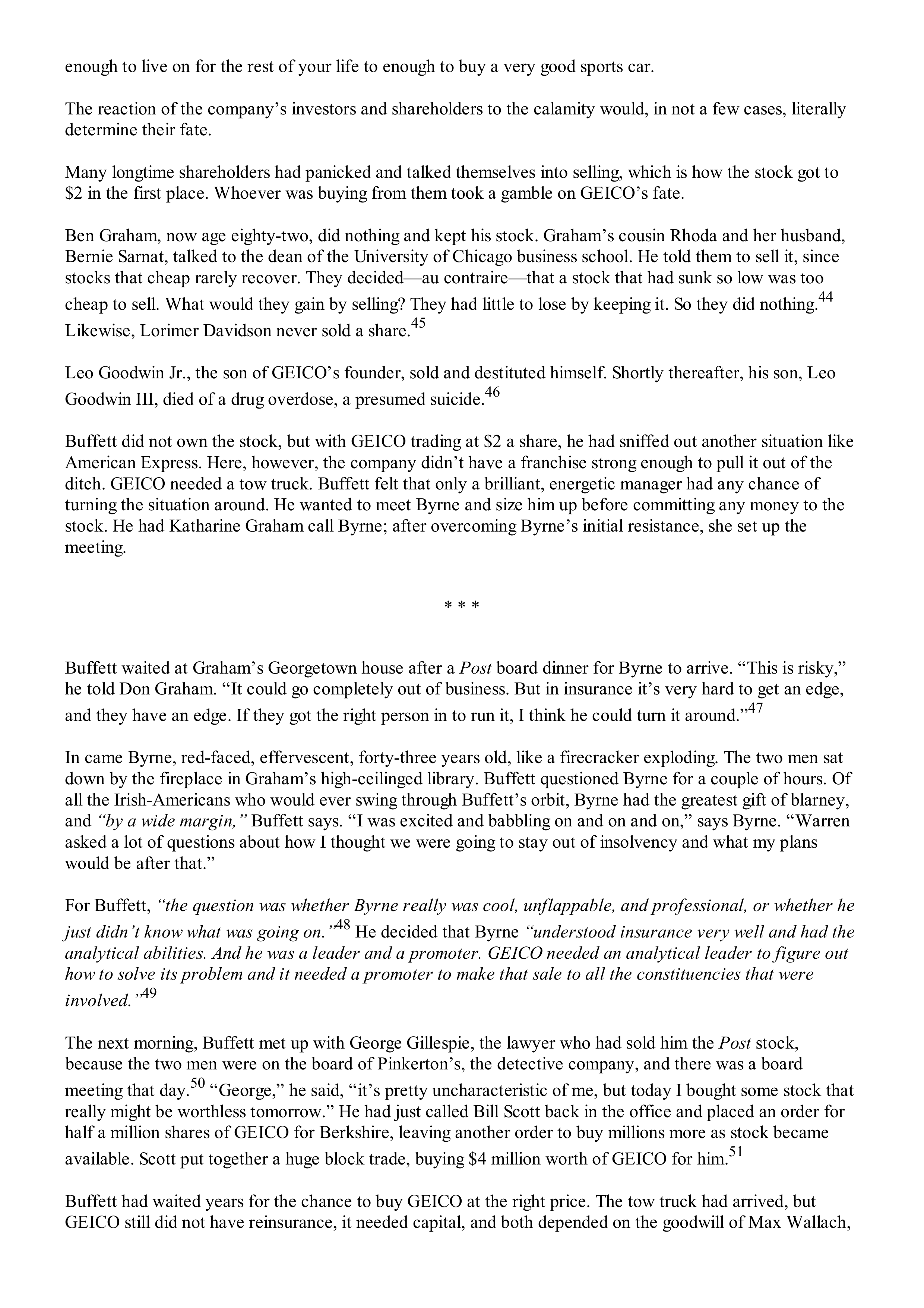 Berkshire Hathaway The Snowball Biography — page 270