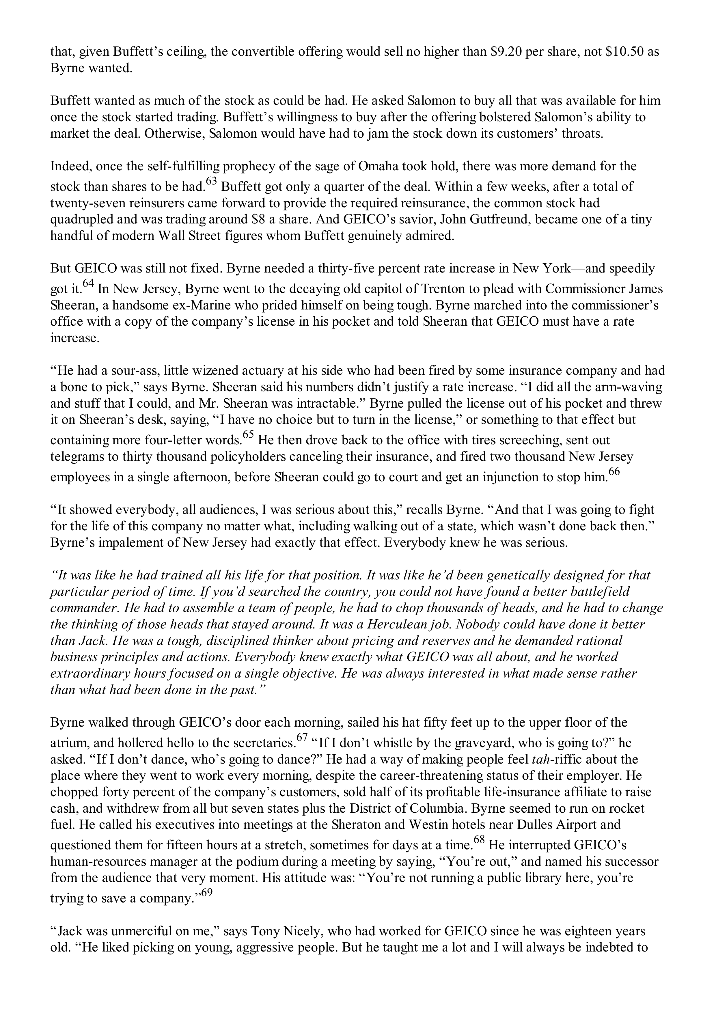 Berkshire Hathaway The Snowball Biography — page 272
