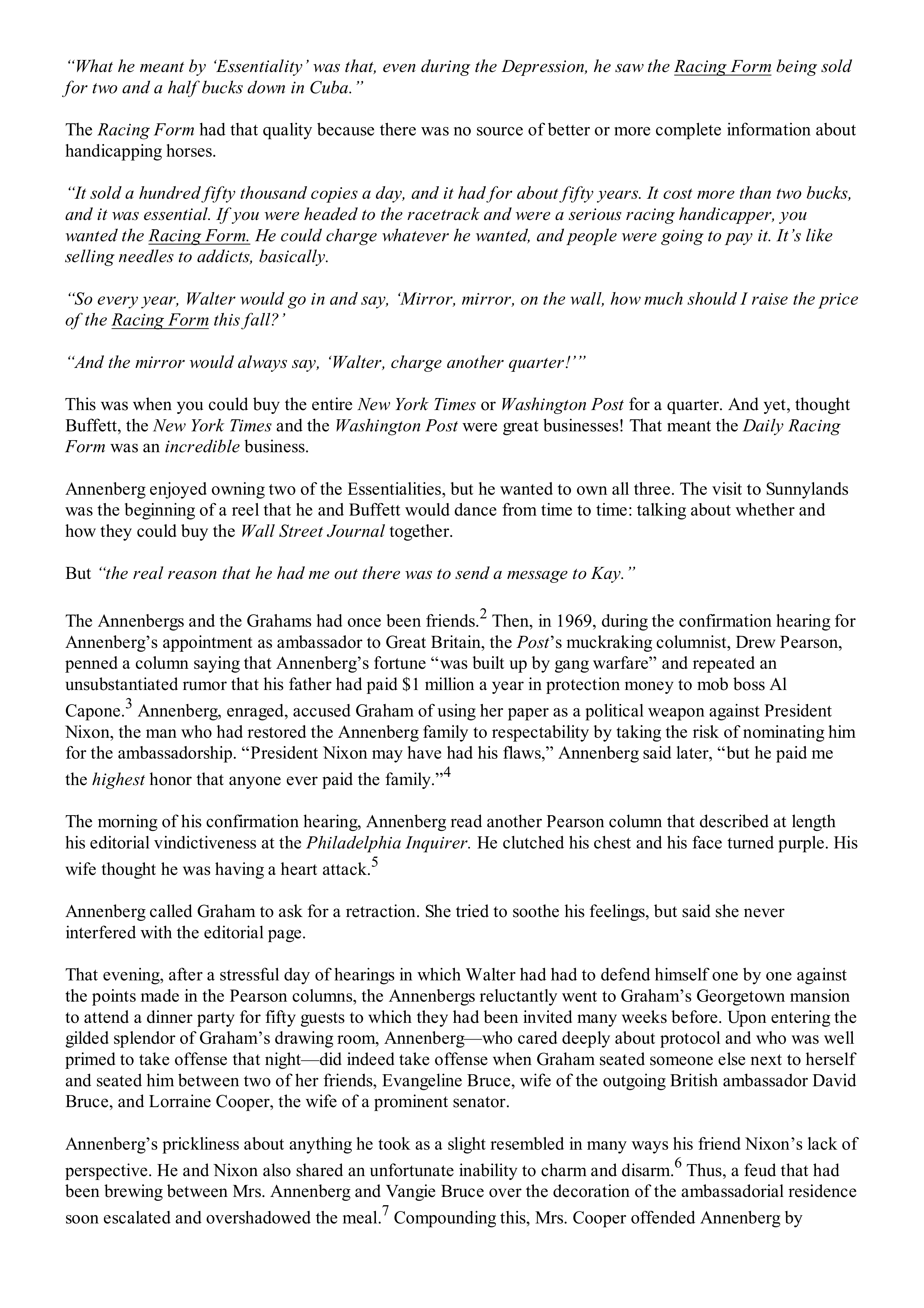 Berkshire Hathaway The Snowball Biography — page 275