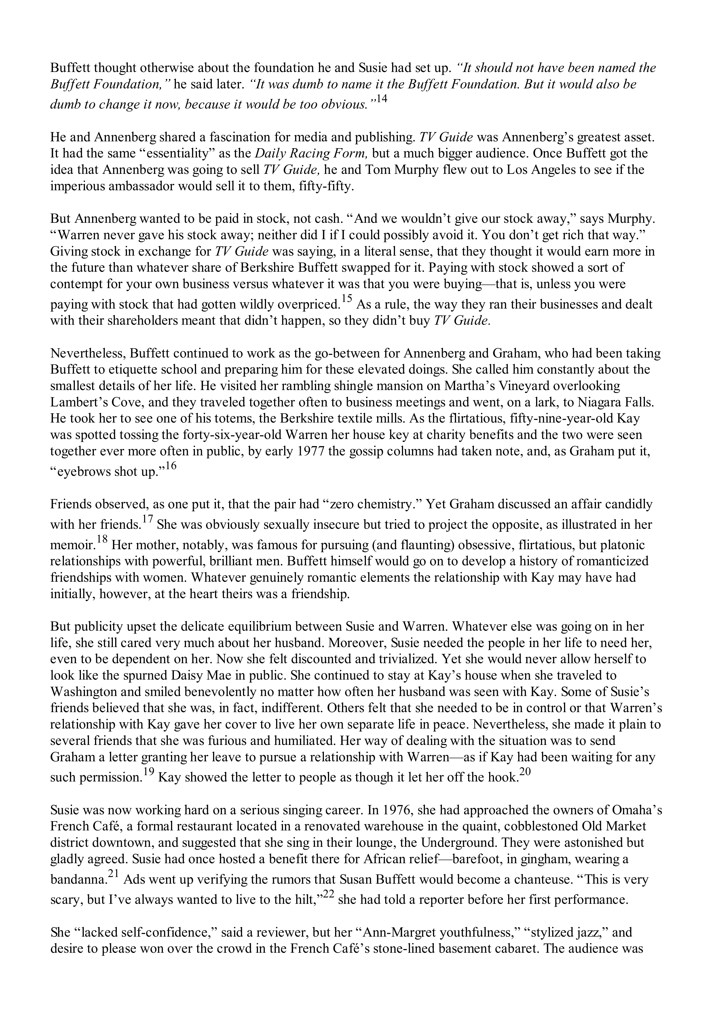 Berkshire Hathaway The Snowball Biography — page 277